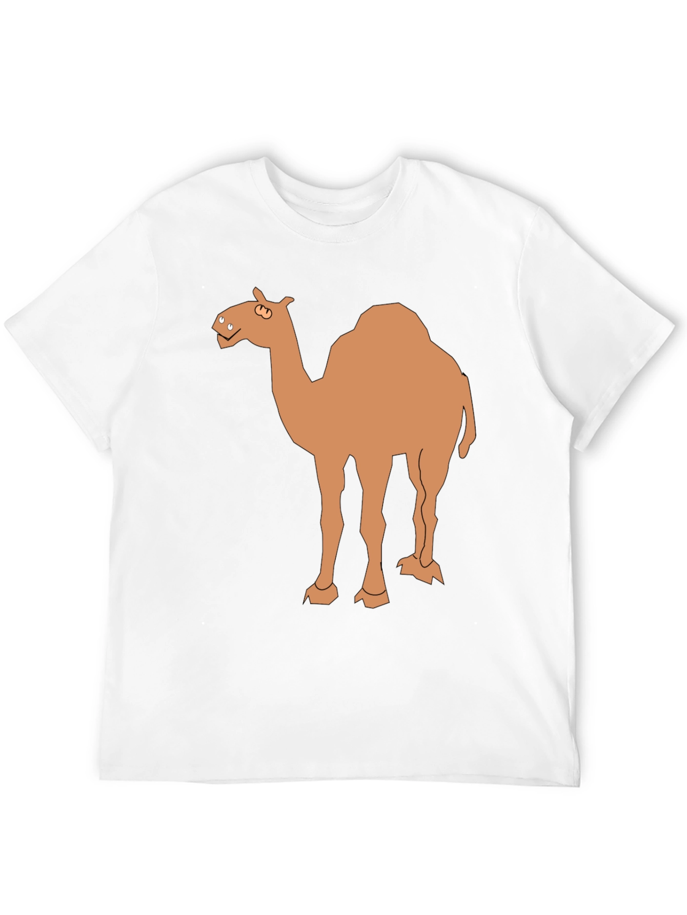 Black Camel Graphic Tee - Black Cotton T-Shirt view 12