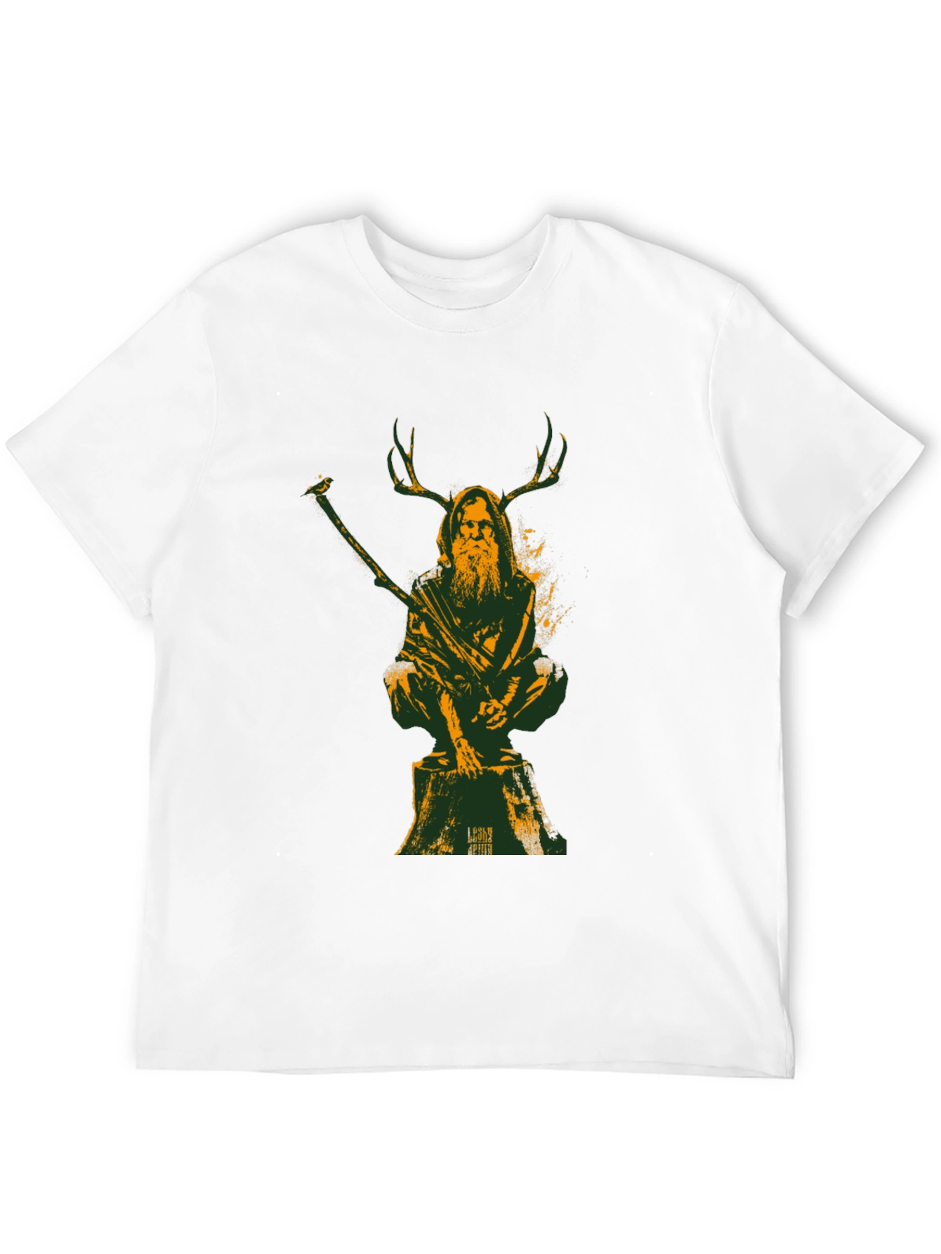 Druid Graphic Tee - Forest Spirit Shirt - 12