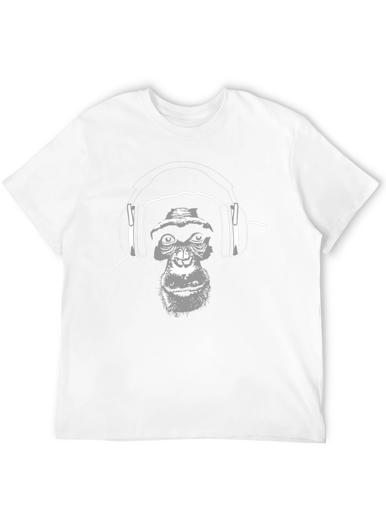 Black Cool Ape DJ Black T-Shirt view 12