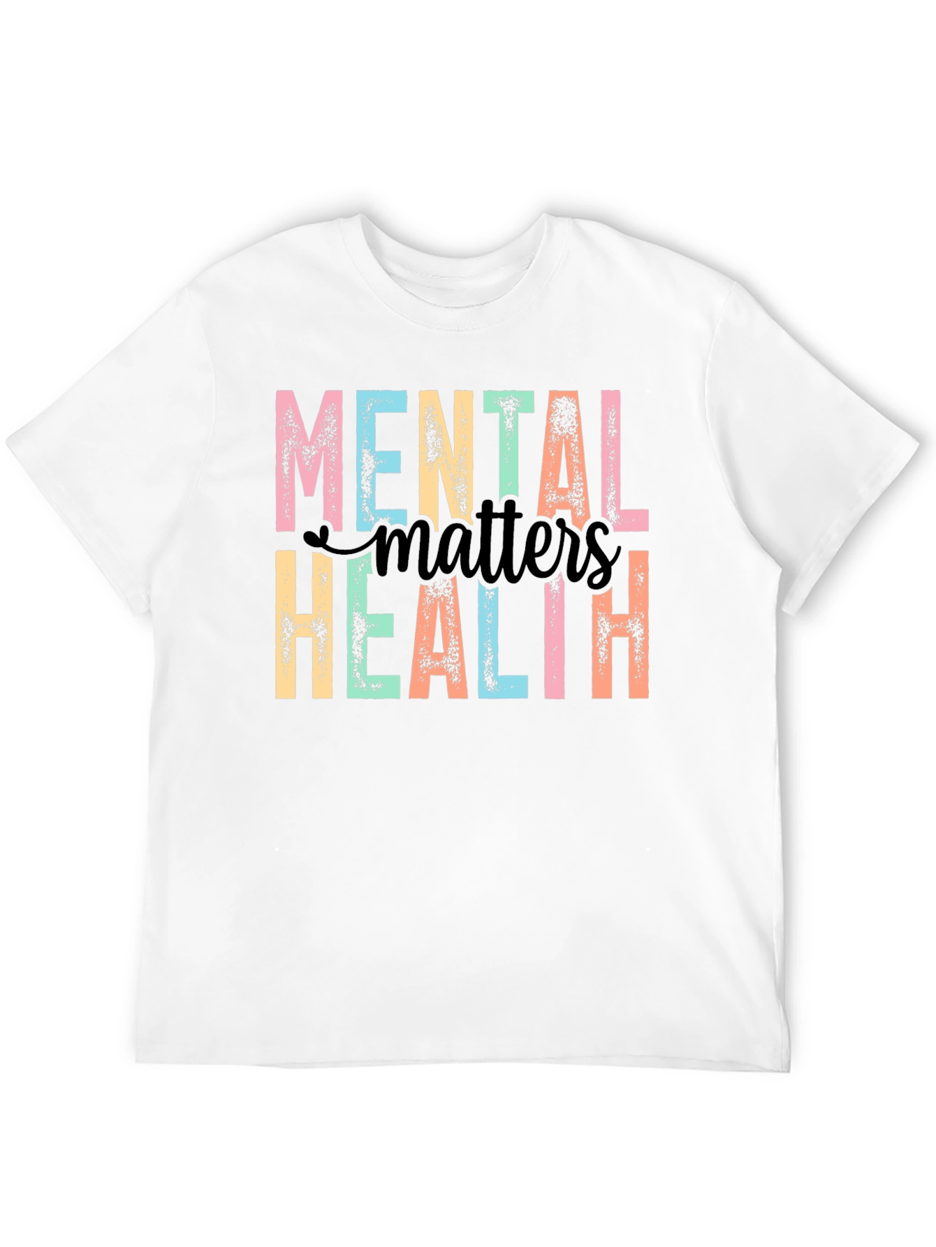 Black Mental Health Matters Graphic Tee - Black view 12