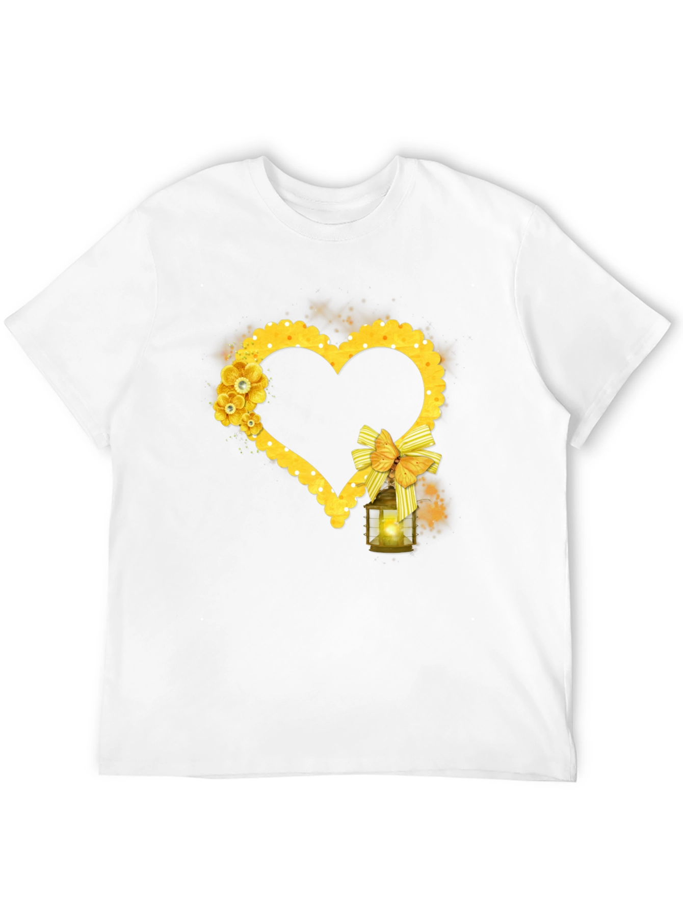 Black Heart Lantern Graphic Tee - Black view 12