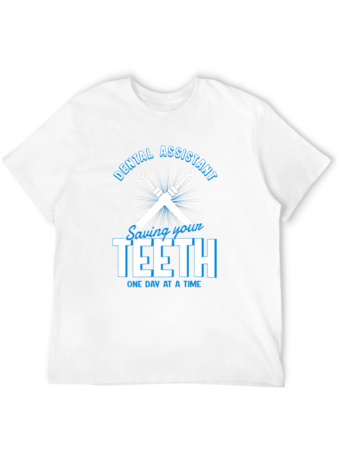 Black Dental Assistant T-Shirt - Saving Your Teeth view 12