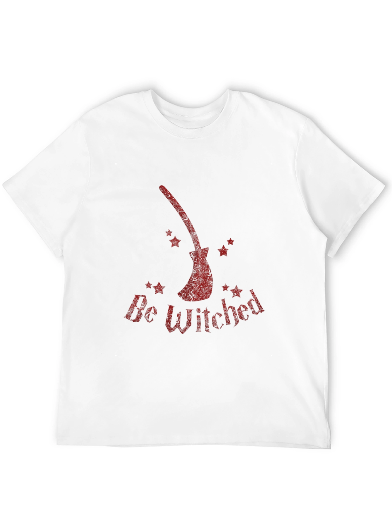 Black Be Witched T-Shirt - Halloween Broom Tee view 12