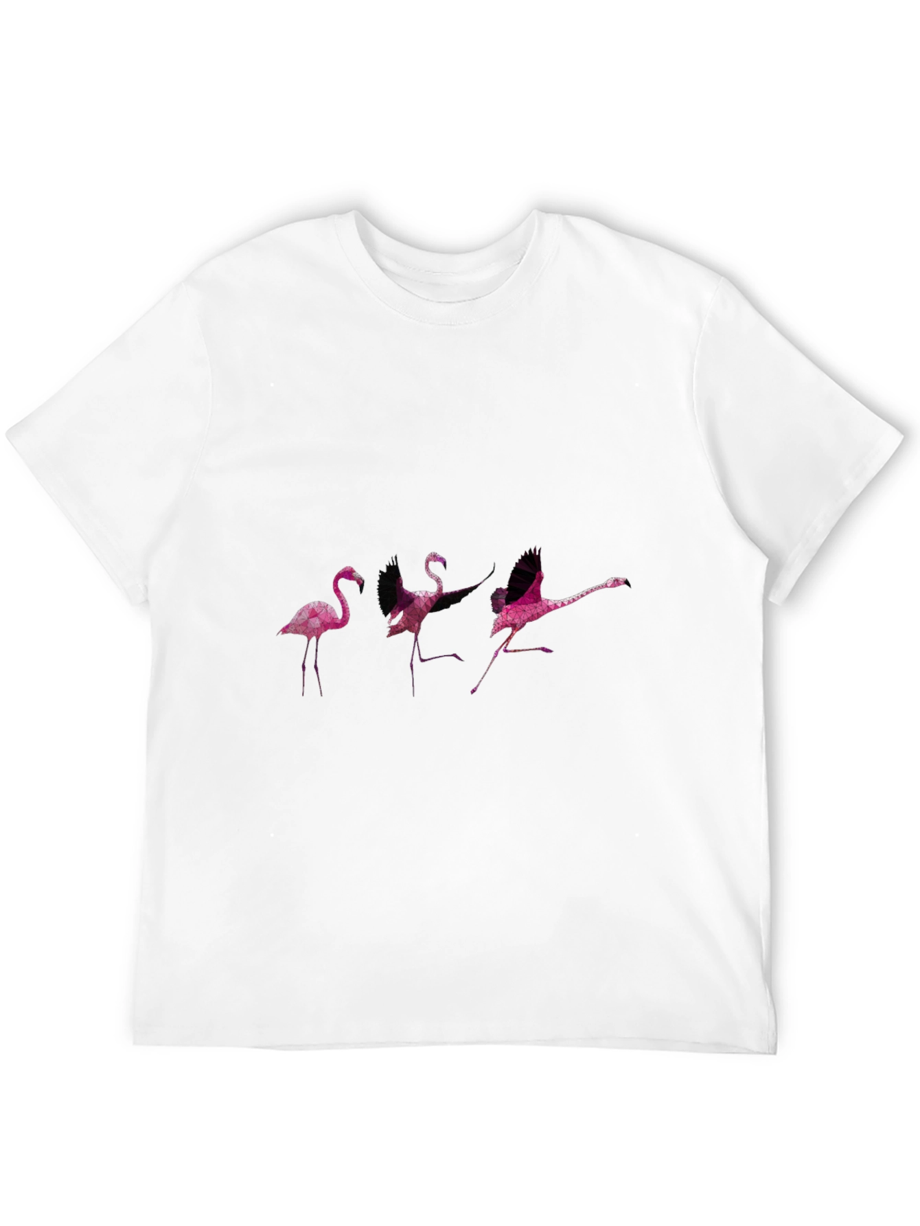Black Flamingo Dance Black T-Shirt view 12