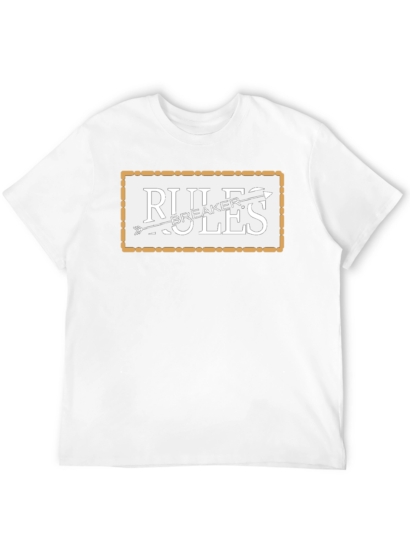 Black Rules Breaker Graphic Tee - Men's Black T-Shirt view 12