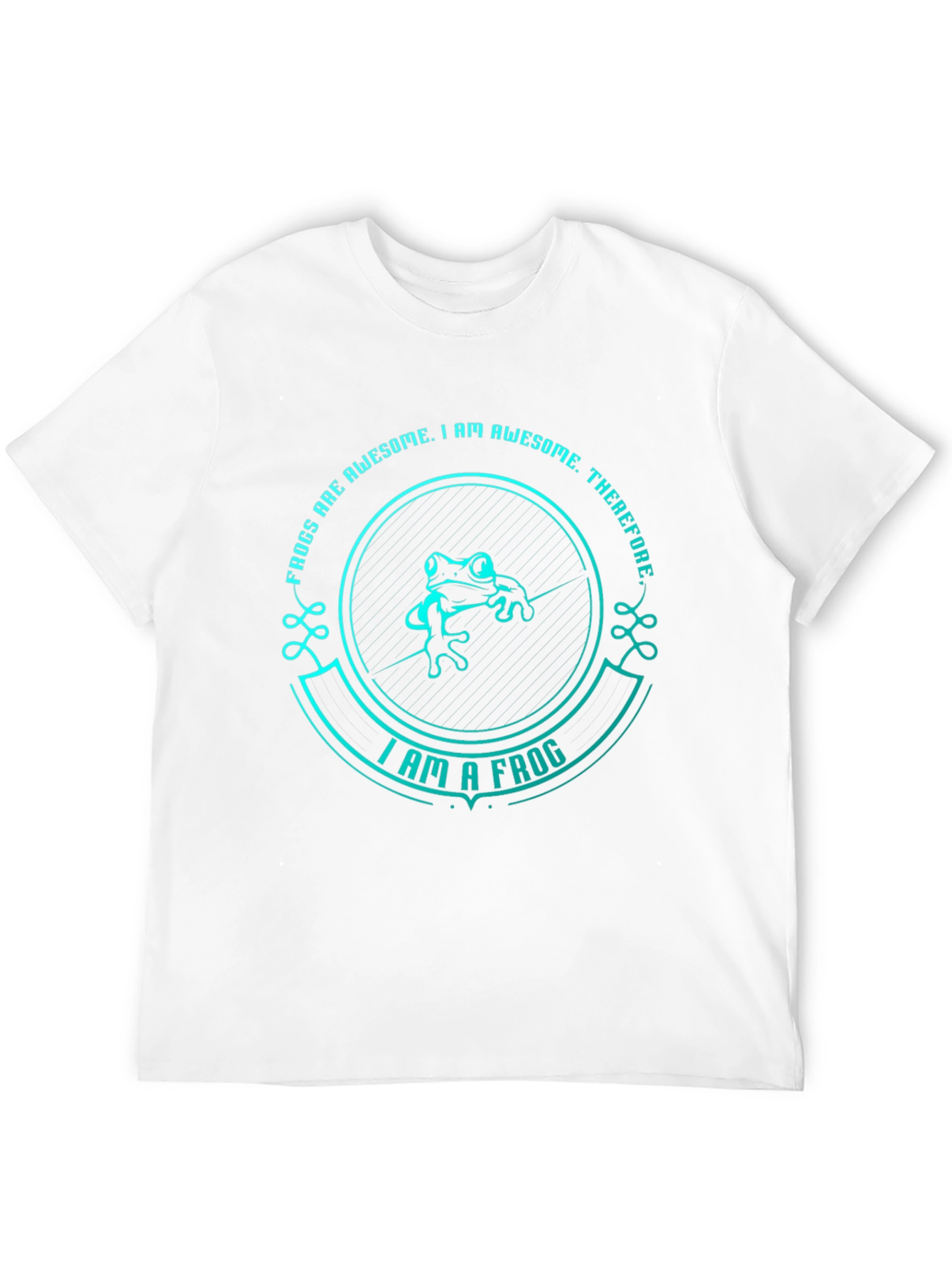 Black I Am a Frog T-Shirt - Awesome Frog Design view 12