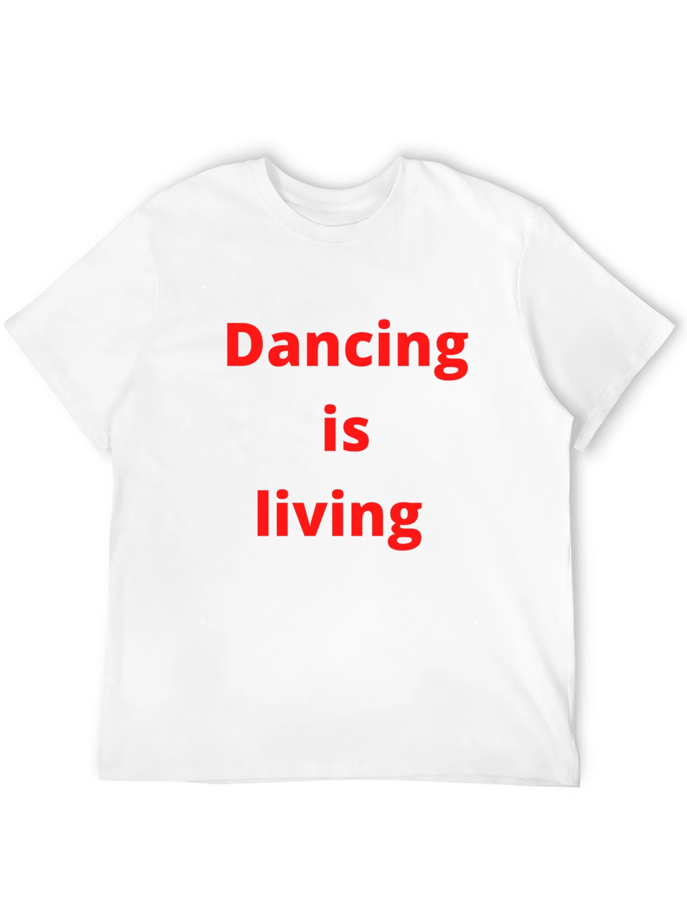 Black Dancing is Living T-Shirt - Black Crew Neck Tee view 12