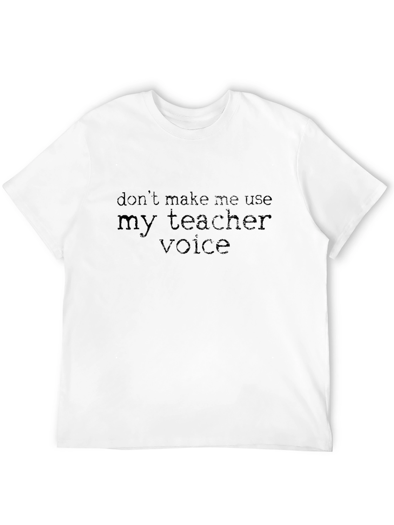 Black Teacher Voice Graphic Tee - Soft Cotton Blend view 12