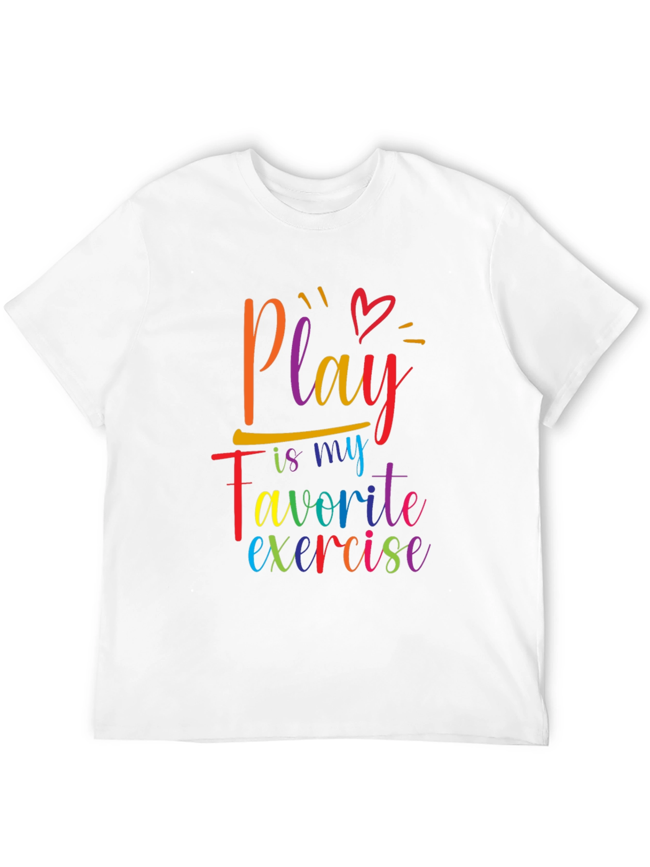 Black Play is my Favorite Exercise Rainbow T-Shirt view 12
