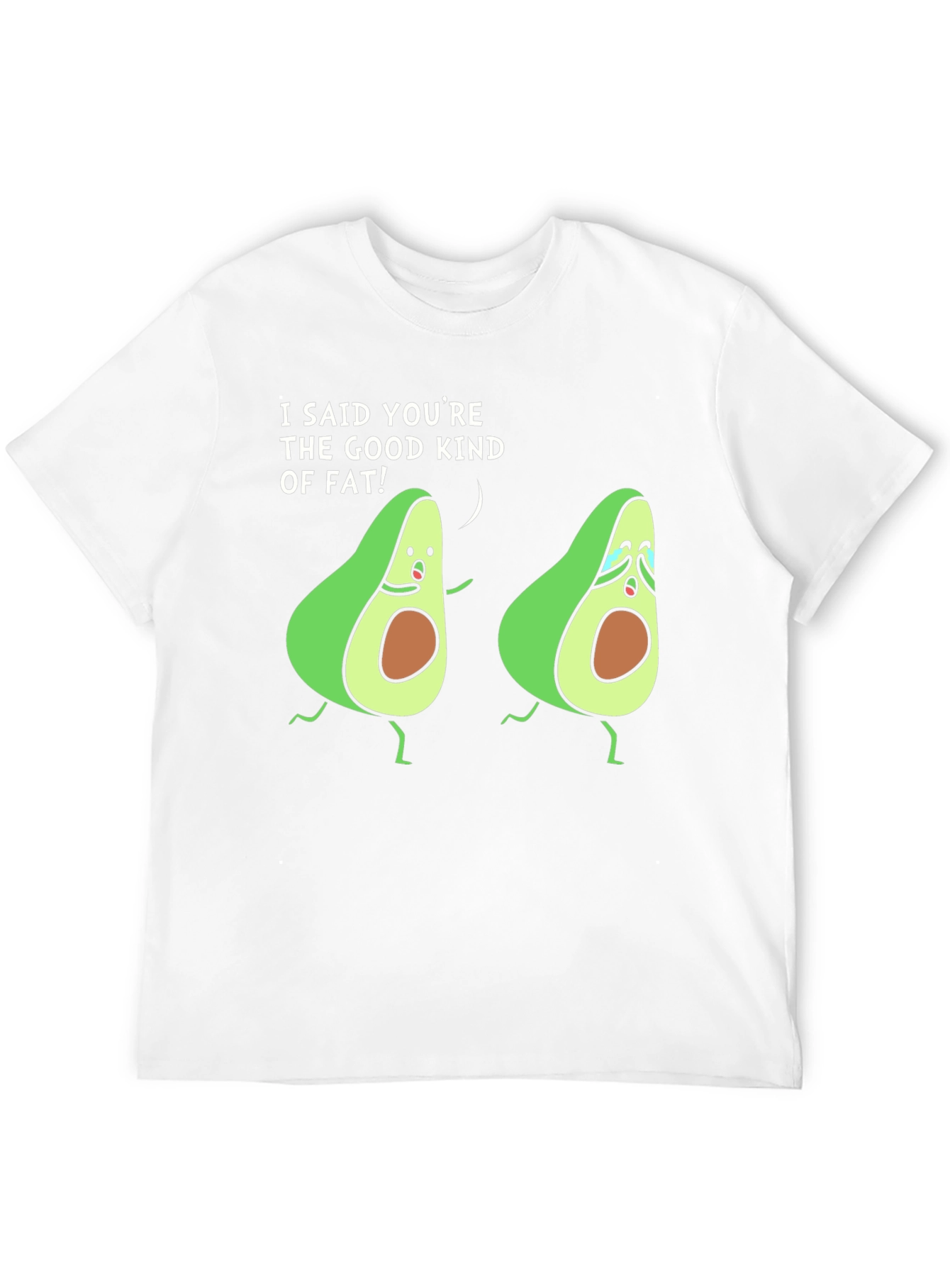 Black Avocado Humor Black T-Shirt Good Kind Of Fat view 12