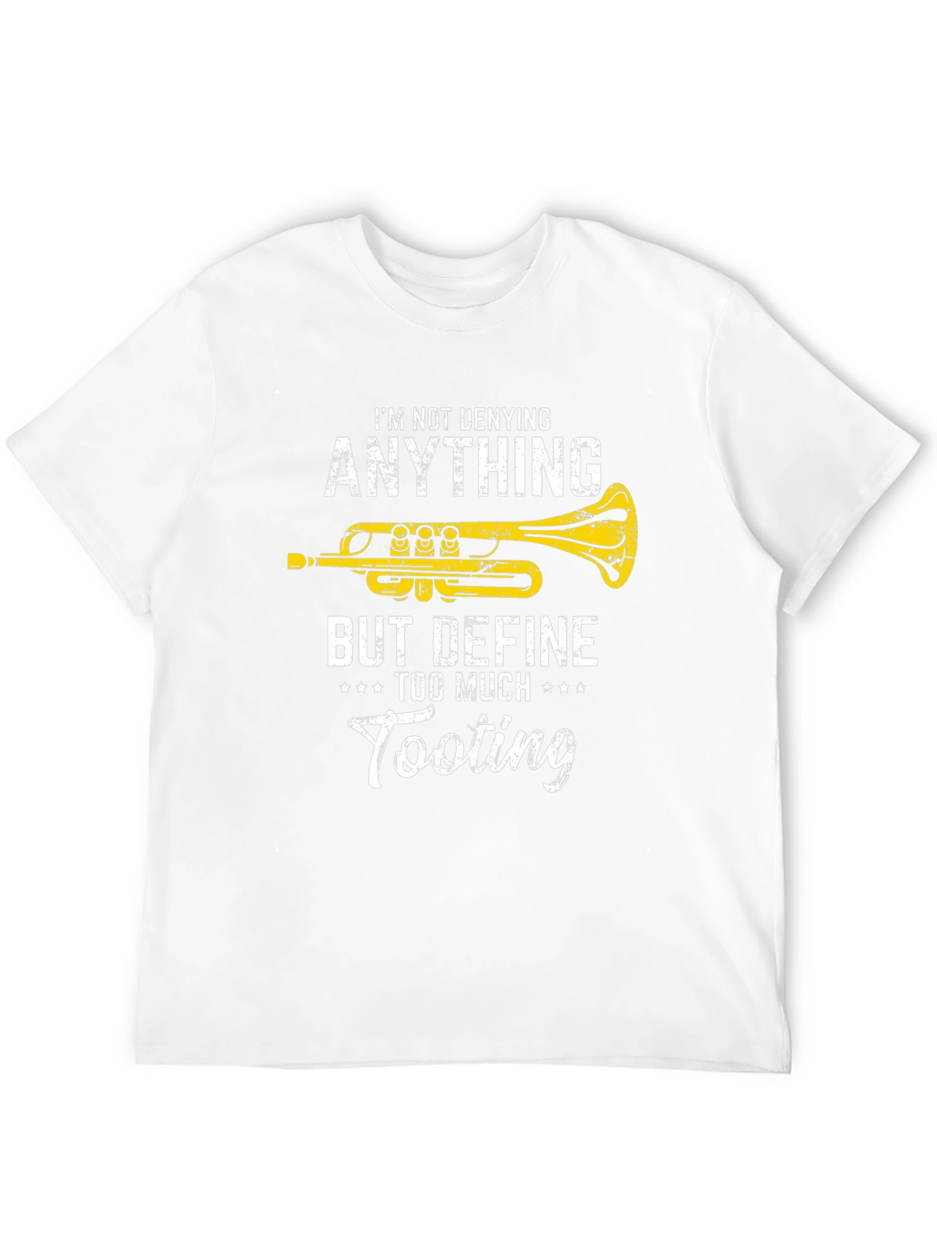 Black Funny Trumpet T-Shirt - Define Tooting view 12