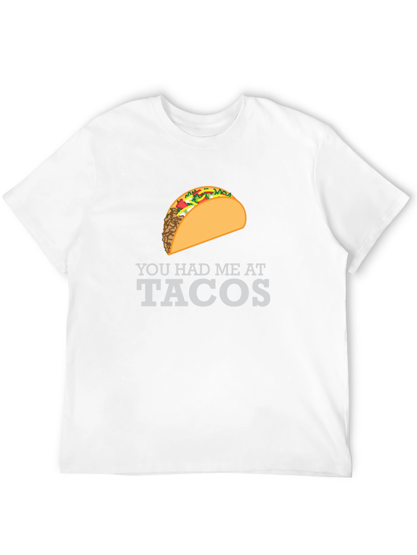 Black You Had Me At Tacos Graphic T-Shirt view 12