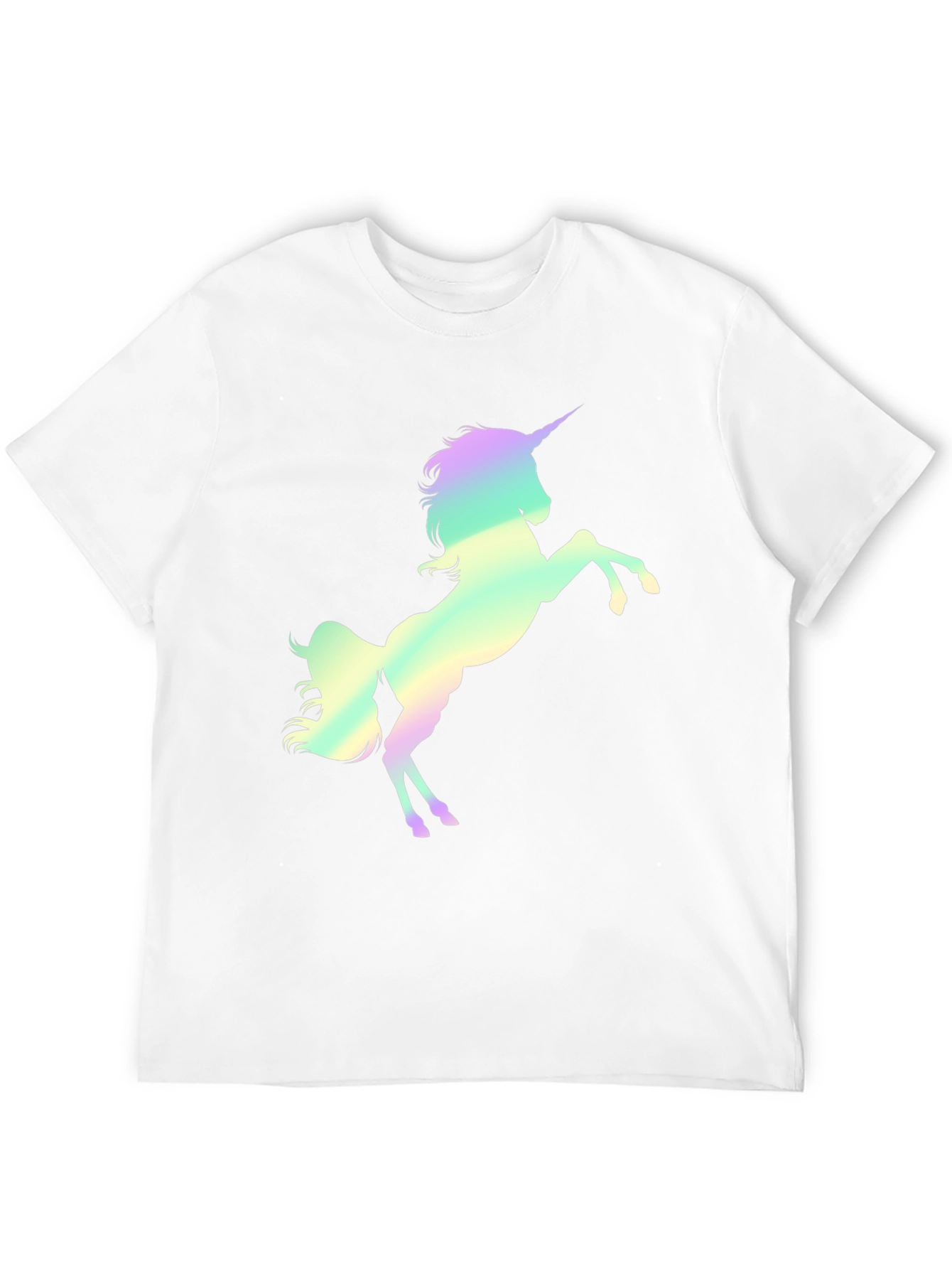 Black Unicorn Graphic Print Black T-Shirt view 12