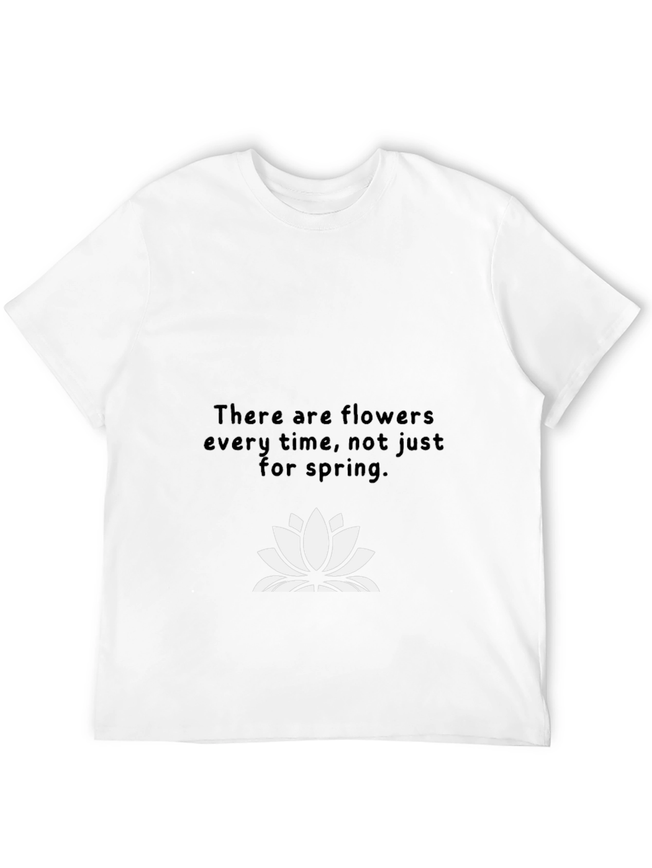 Black Floral Graphic Tee - Flowers Every Time view 12