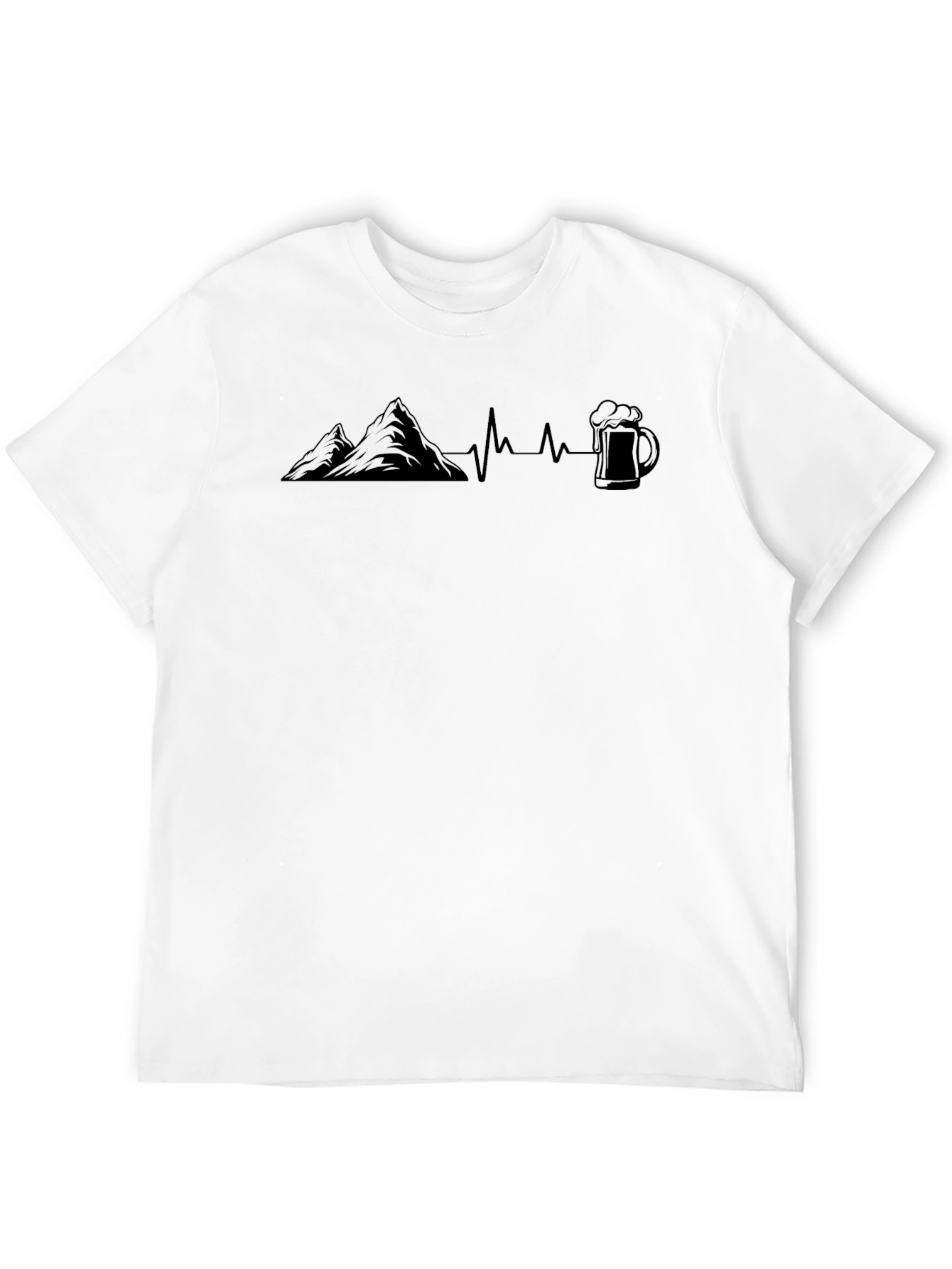 Black Mountain Beer Heartbeat T-Shirt view 12