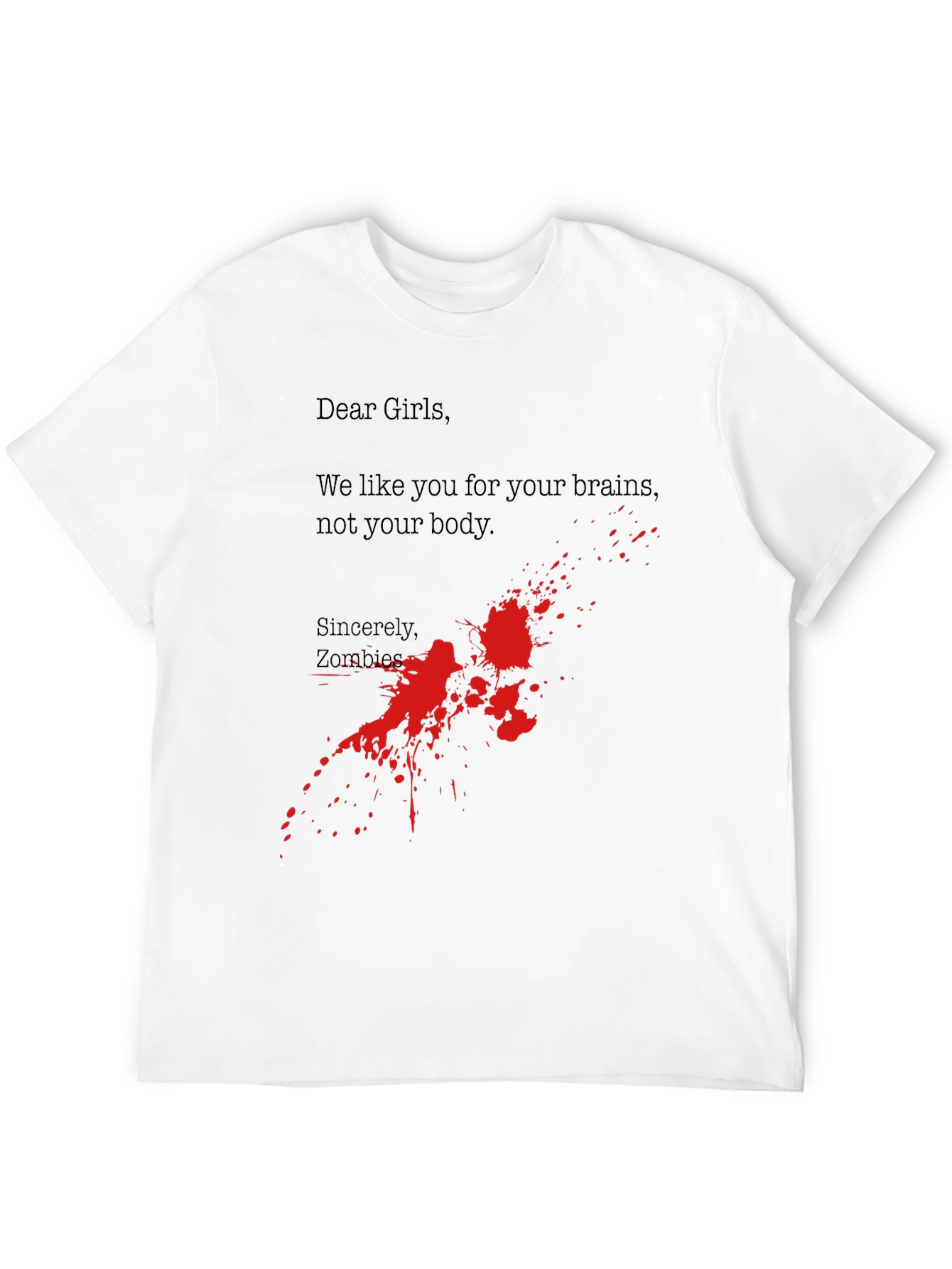 Black Zombie Brains T-Shirt - Funny Horror Tee view 12