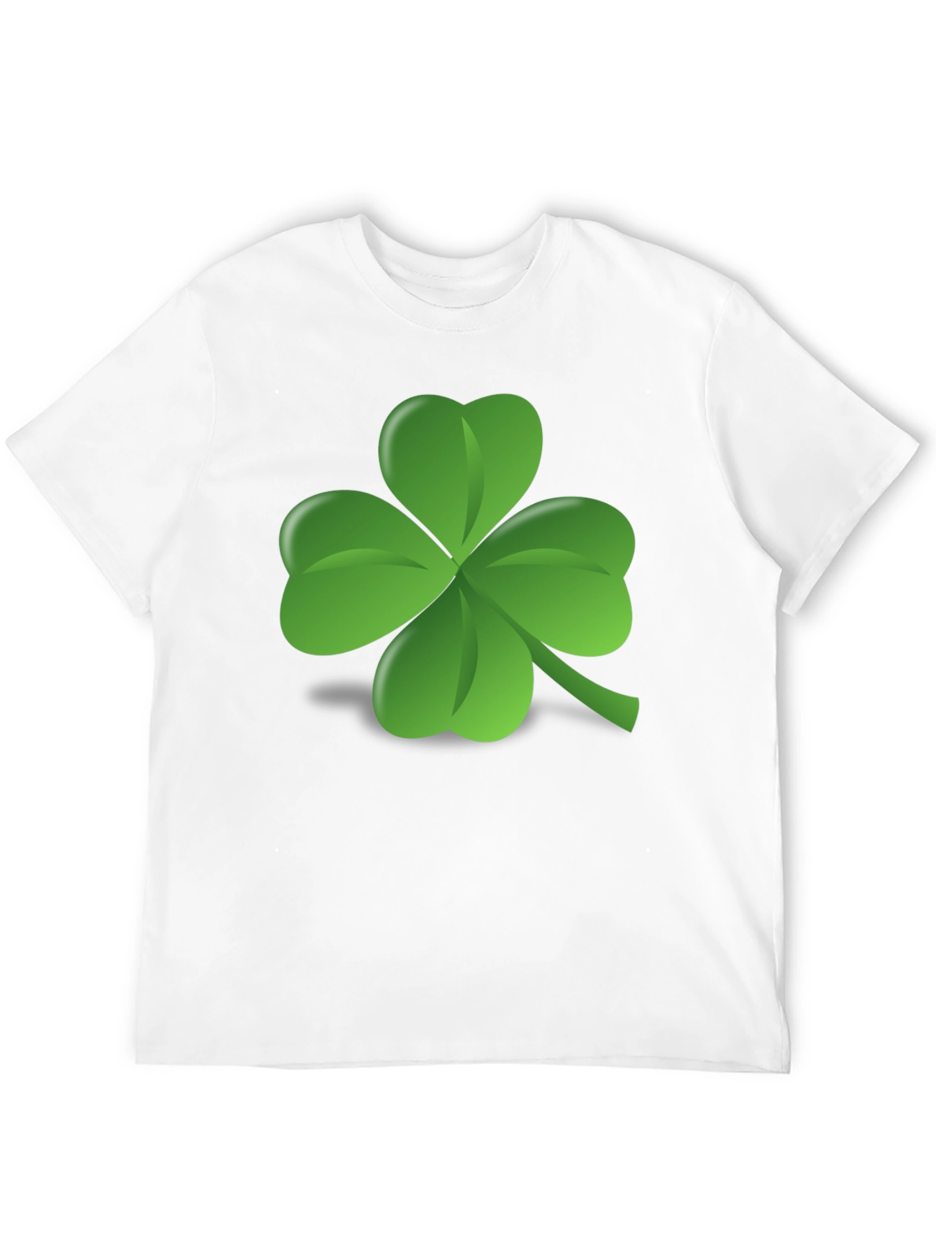 Black Lucky Clover Black T-Shirt view 12