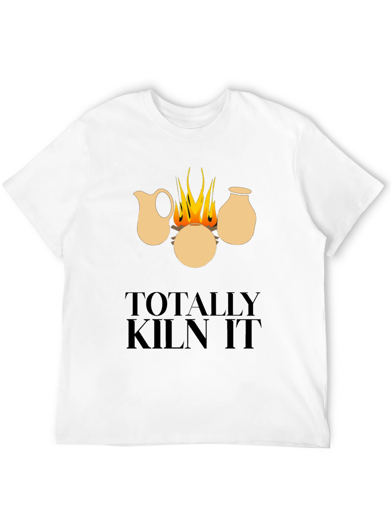 Black Totally Kiln It Pottery T-Shirt view 12