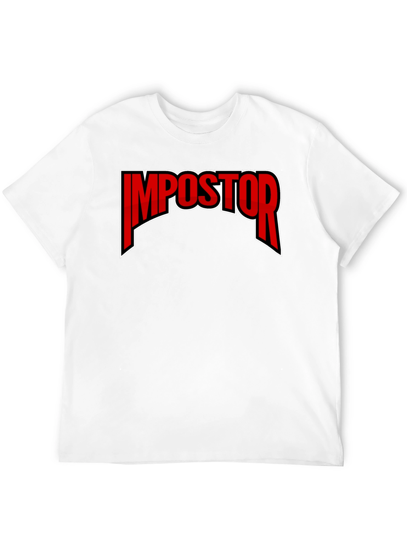 Impostor Graphic Print Crew Neck T-Shirt - 12