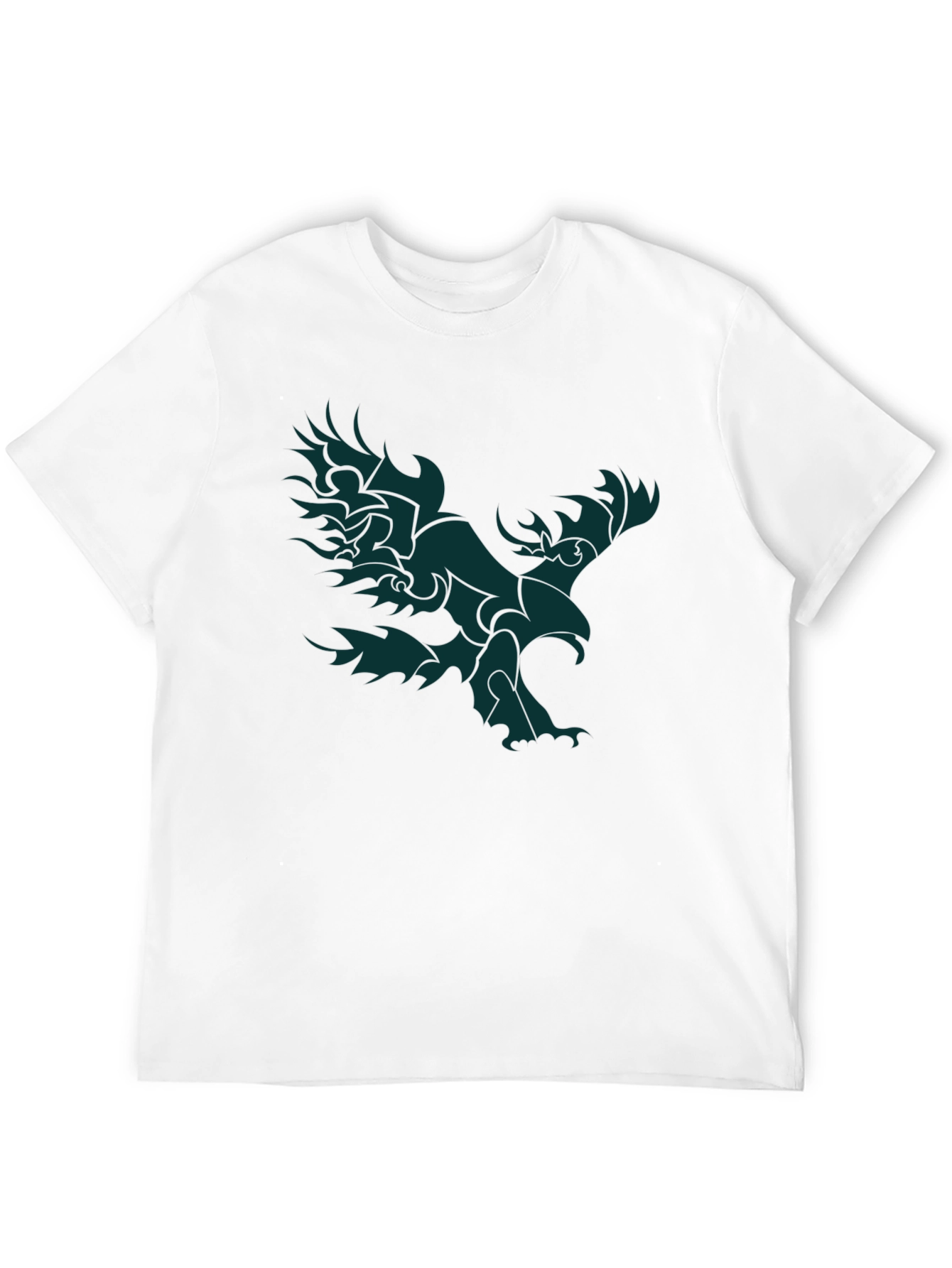 Black Black Eagle Graphic Tee - Men's Stylish Casual Top view 12
