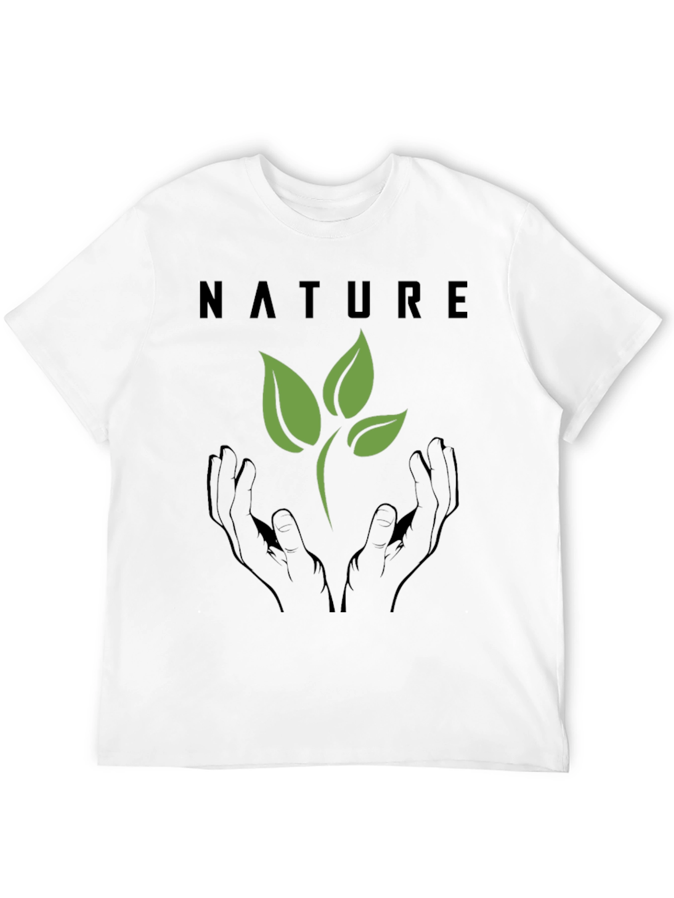 Black Nature Graphic Tee - Eco Friendly Design view 12