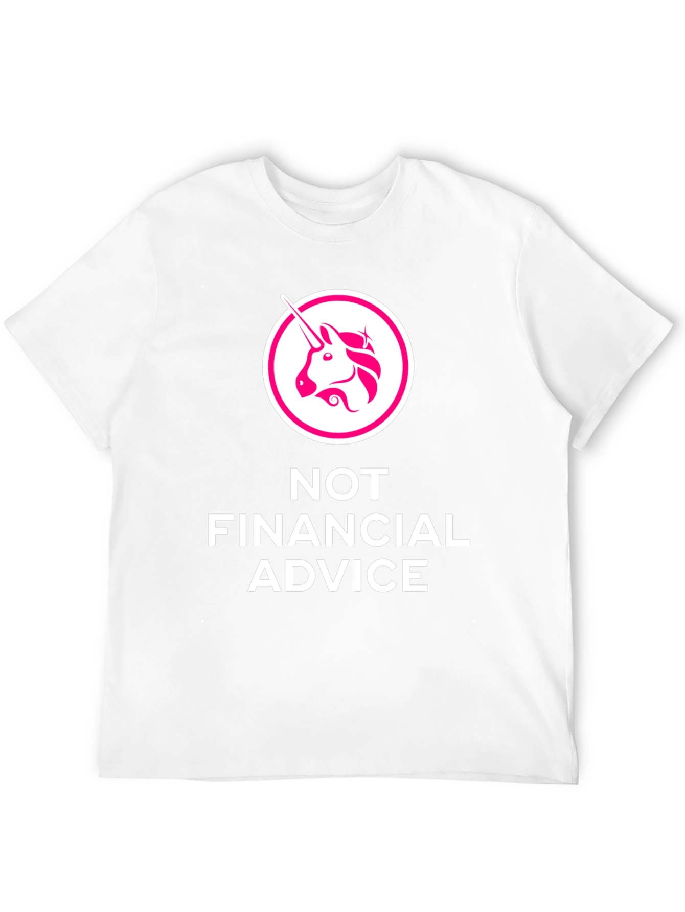 Black Unicorn Crypto T-Shirt - Not Financial Advice Tee view 12