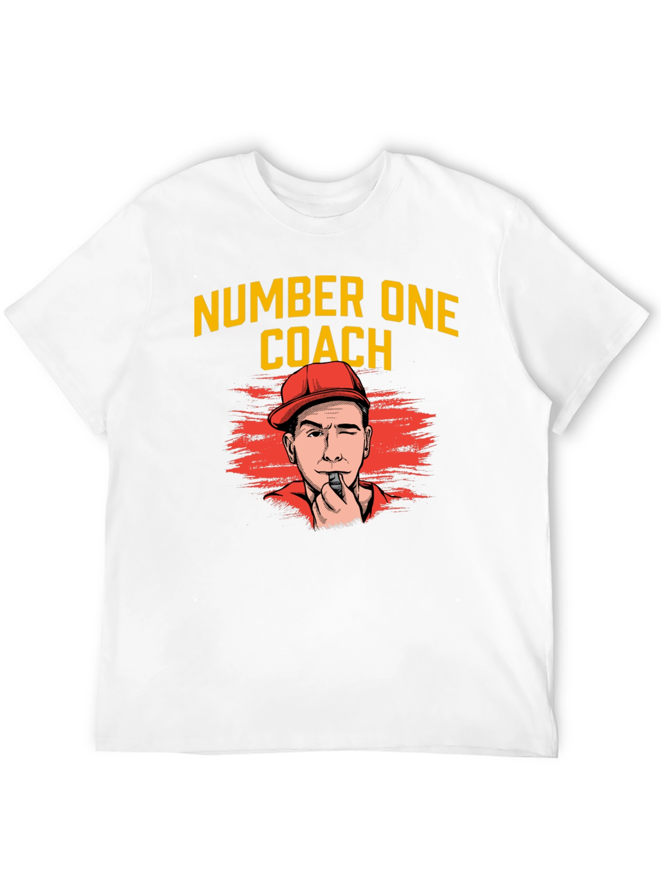 Black Number One Coach T-Shirt - Sports Fan Apparel view 12
