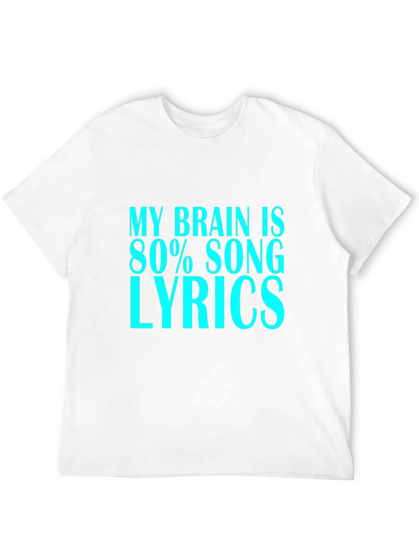 Black My Brain Song Lyrics Black T-Shirt view 12