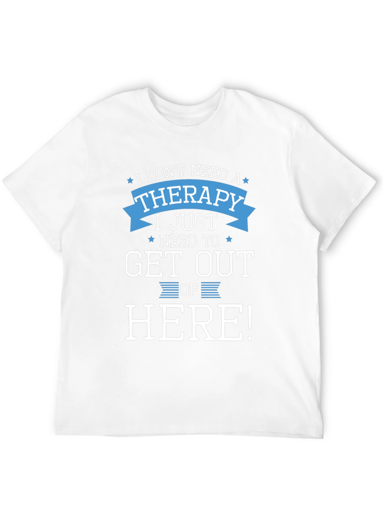 Black Funny Therapy Graphic T-Shirt view 12