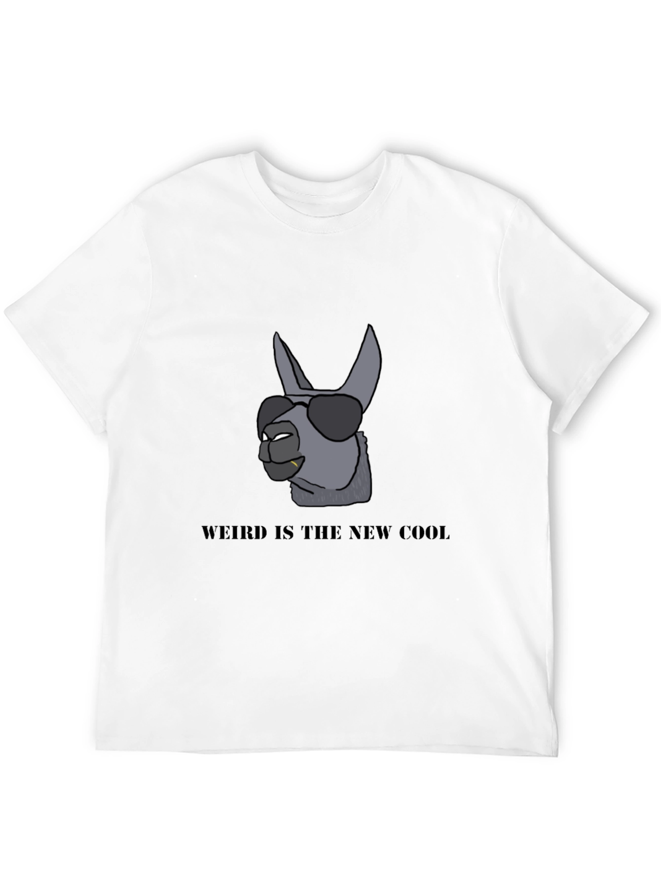 Black Weird Is The New Cool Graphic Tee view 12