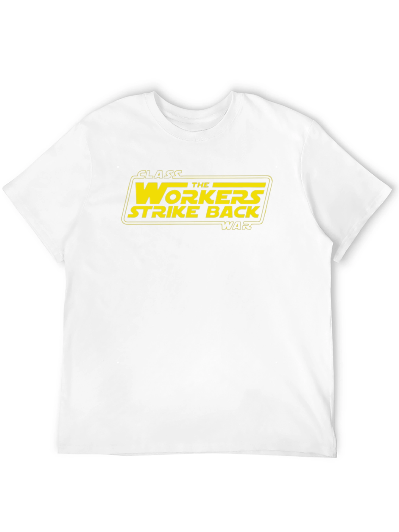 Black Class War Workers Strike Back Graphic Tee view 12
