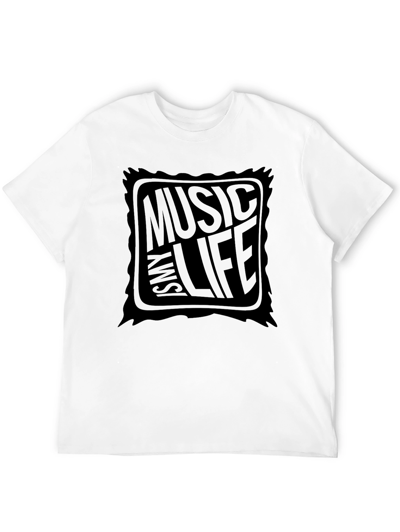 Black Music is My Life Black Graphic Tee view 12