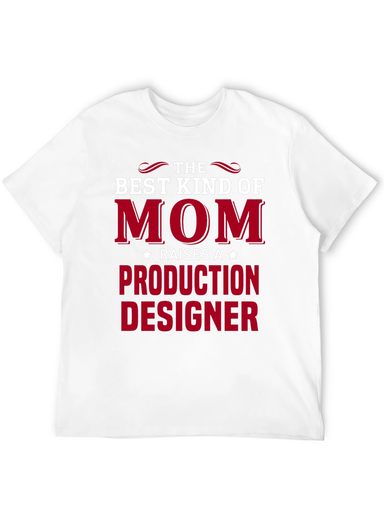 Black Best Kind of Mom Production Designer T-Shirt view 12