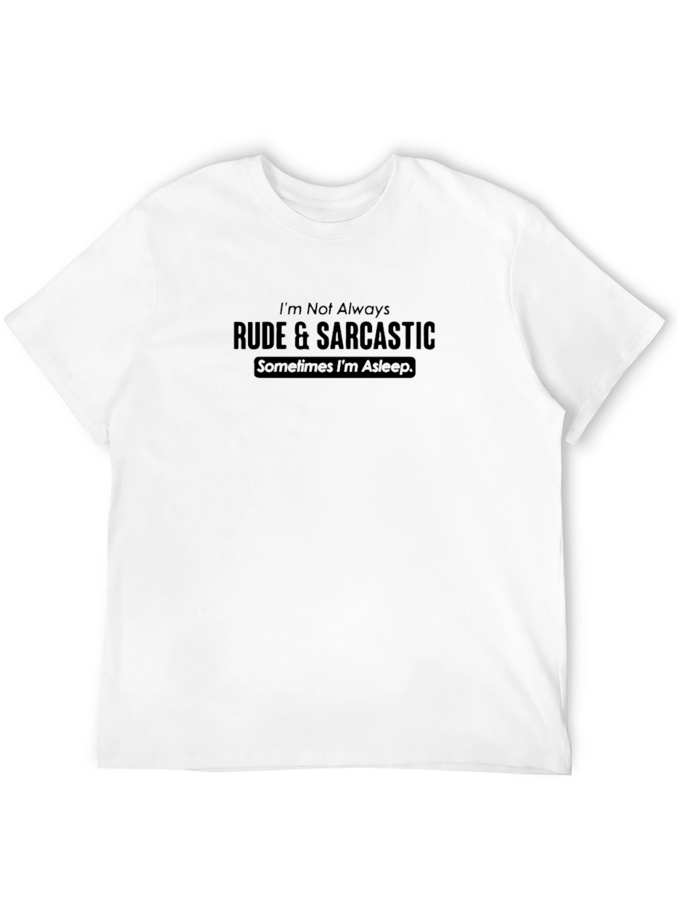 Black Rude & Sarcastic T-Shirt - Funny Novelty Tee view 12