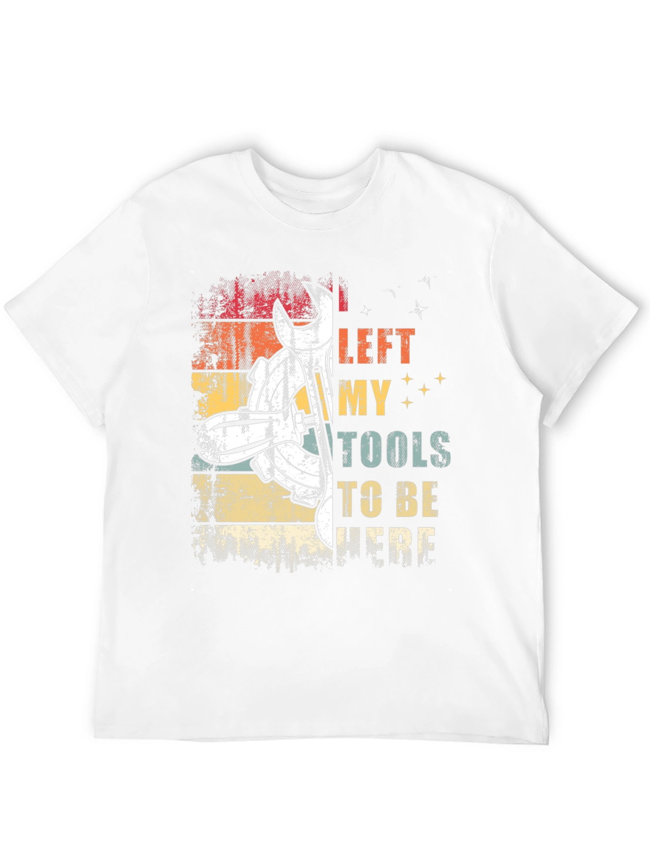 Black Mechanic Tools Graphic T-Shirt view 12