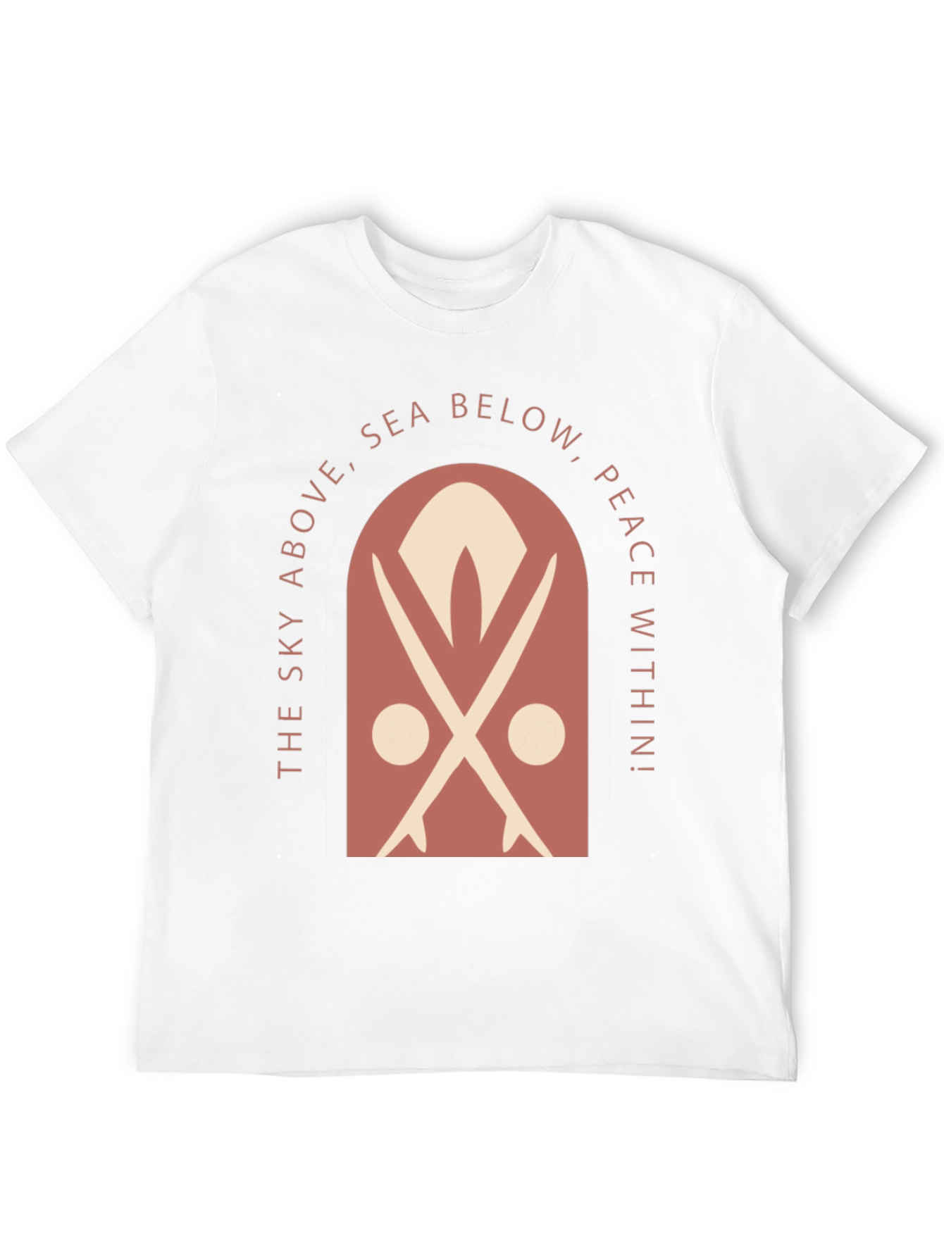 Black Sky Above Sea Below Graphic Tee view 12