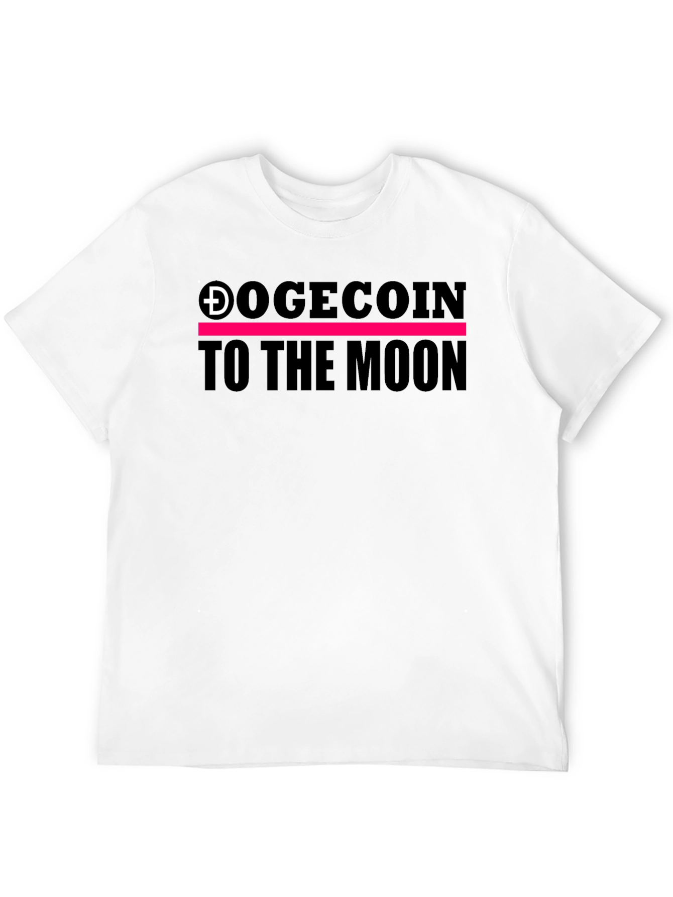Black Dogecoin to the Moon Black Tee view 12