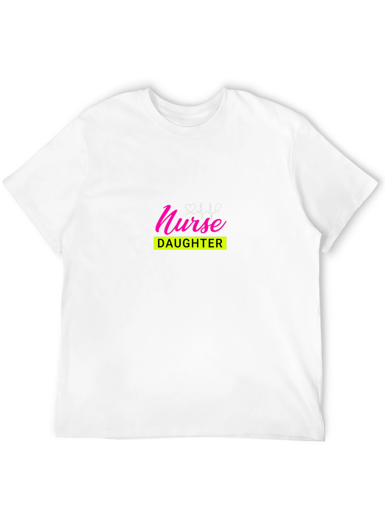 Black Nurse Daughter T-Shirt - Black Graphic Tee view 12