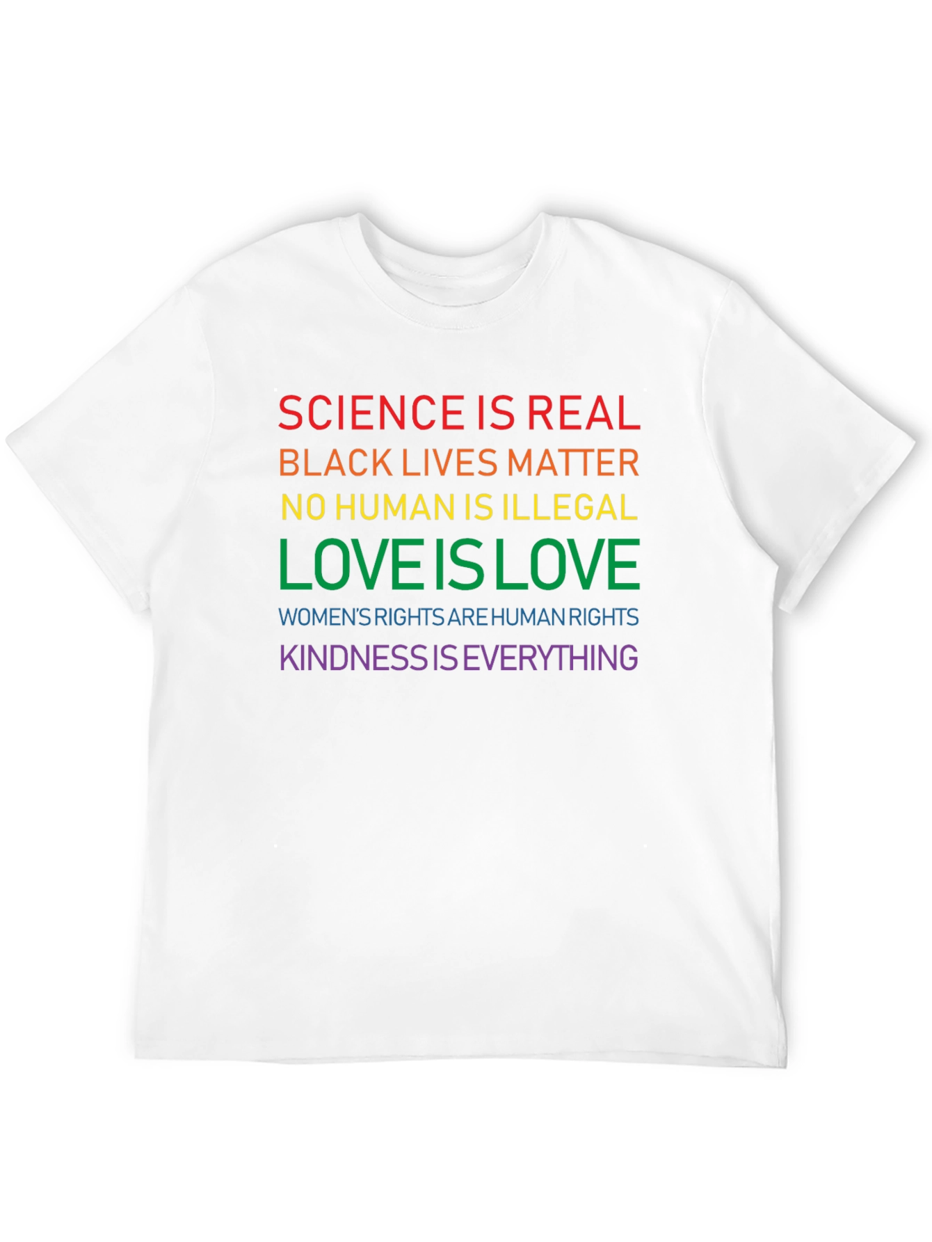 Black Equality & Kindness Graphic Tee view 12