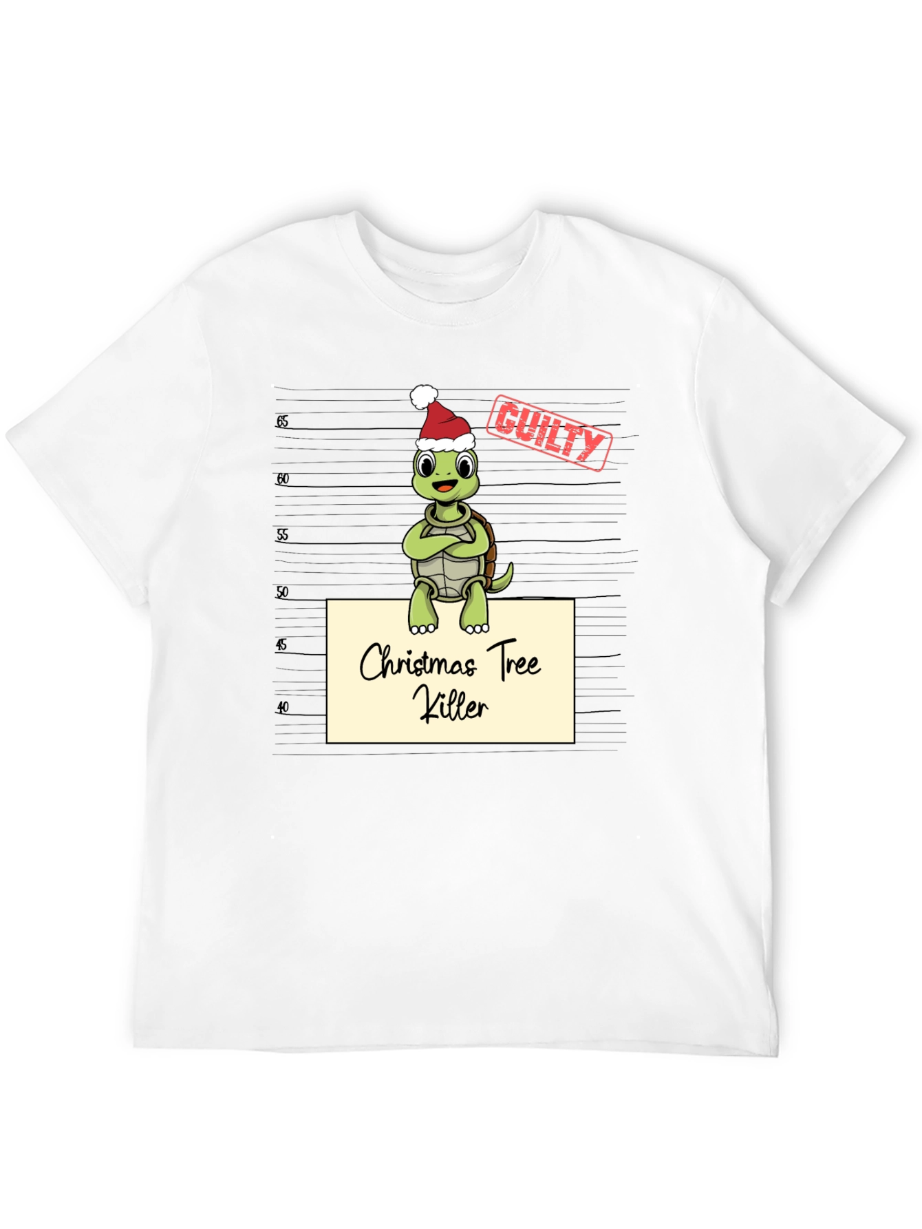 Christmas Tree Killer Turtle Graphic Tee - 12
