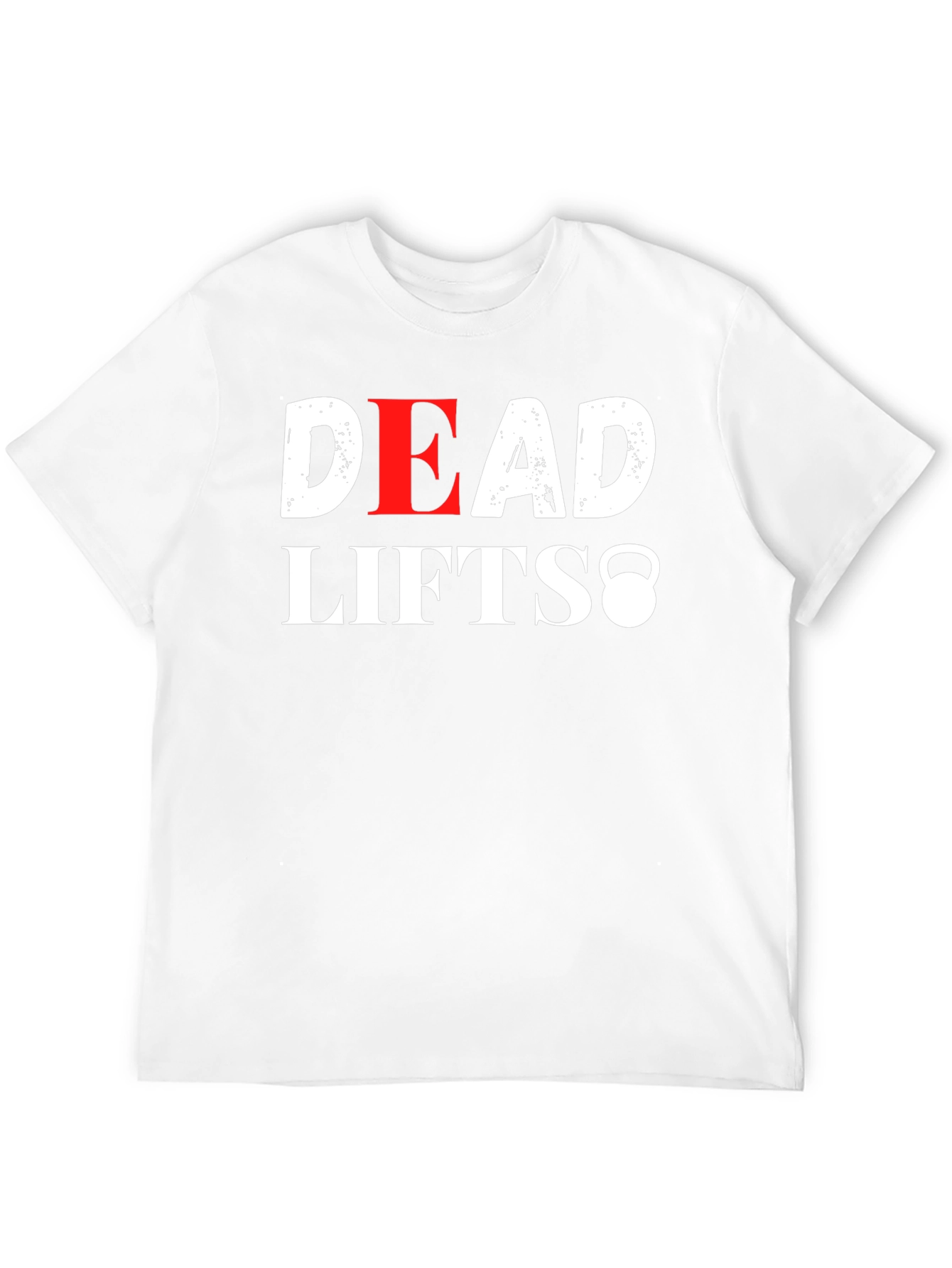 Black Deadlifts Kettlebell Graphic Tee view 12