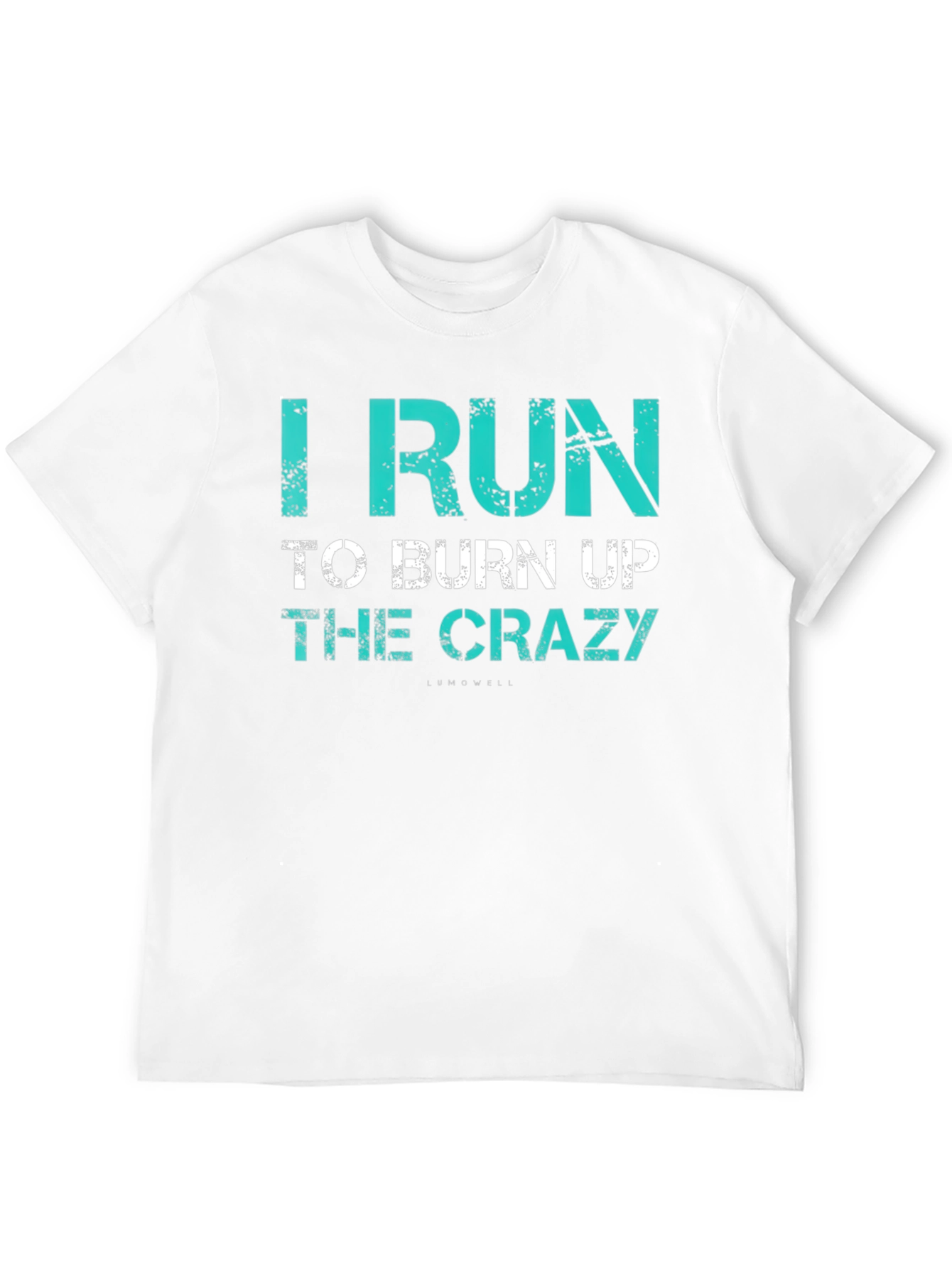 Black I Run to Burn Up the Crazy T-Shirt view 12