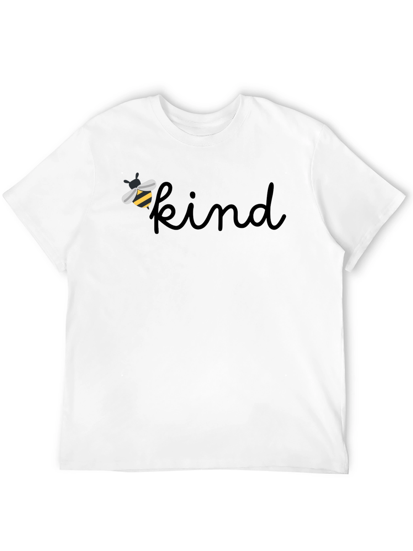 Black Bee Kind Black T-Shirt - Unisex Soft Cotton Tee view 12