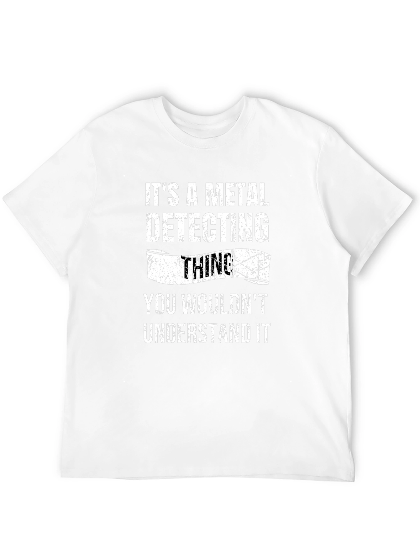 Black Metal Detecting Thing T-Shirt Funny Detectorist Gift view 12
