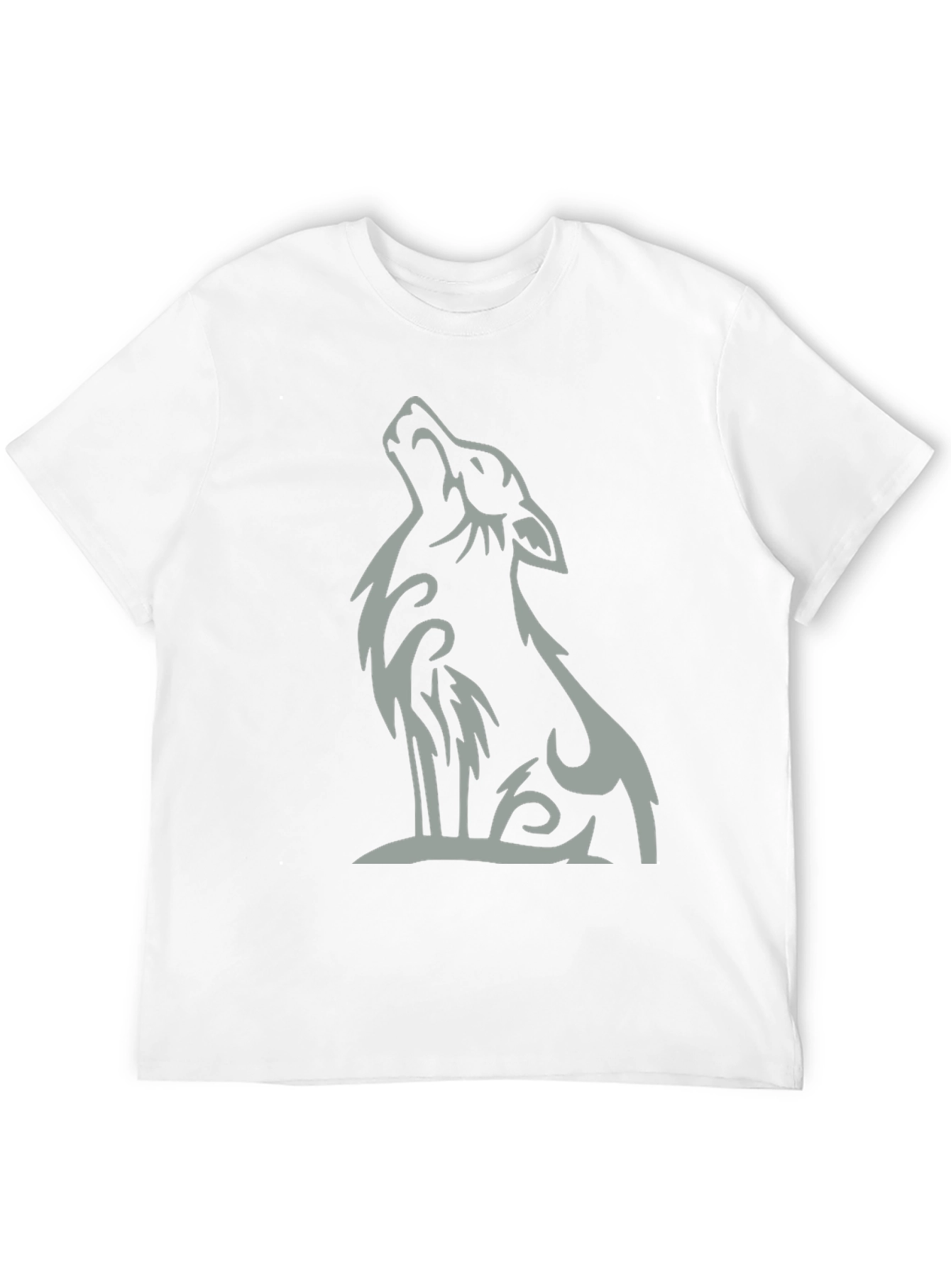 Black Black Wolf Graphic Tee - Stylish Casual Wear view 12