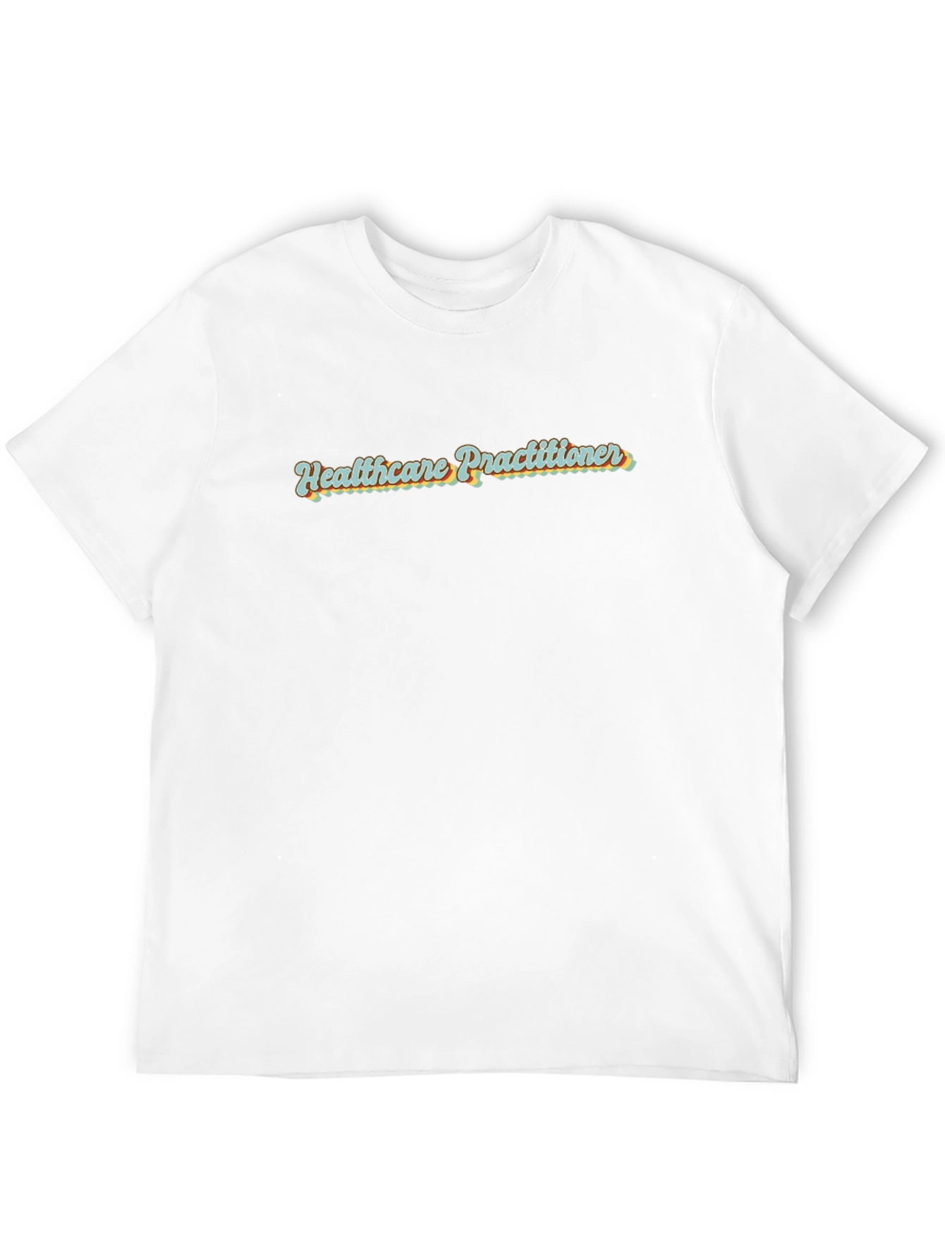 Black Healthcare Practitioner Retro T-Shirt view 12