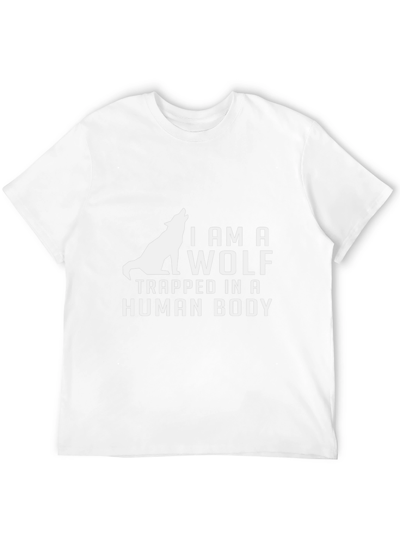 Black I AM A WOLF T-Shirt | Graphic Tee | Black view 12
