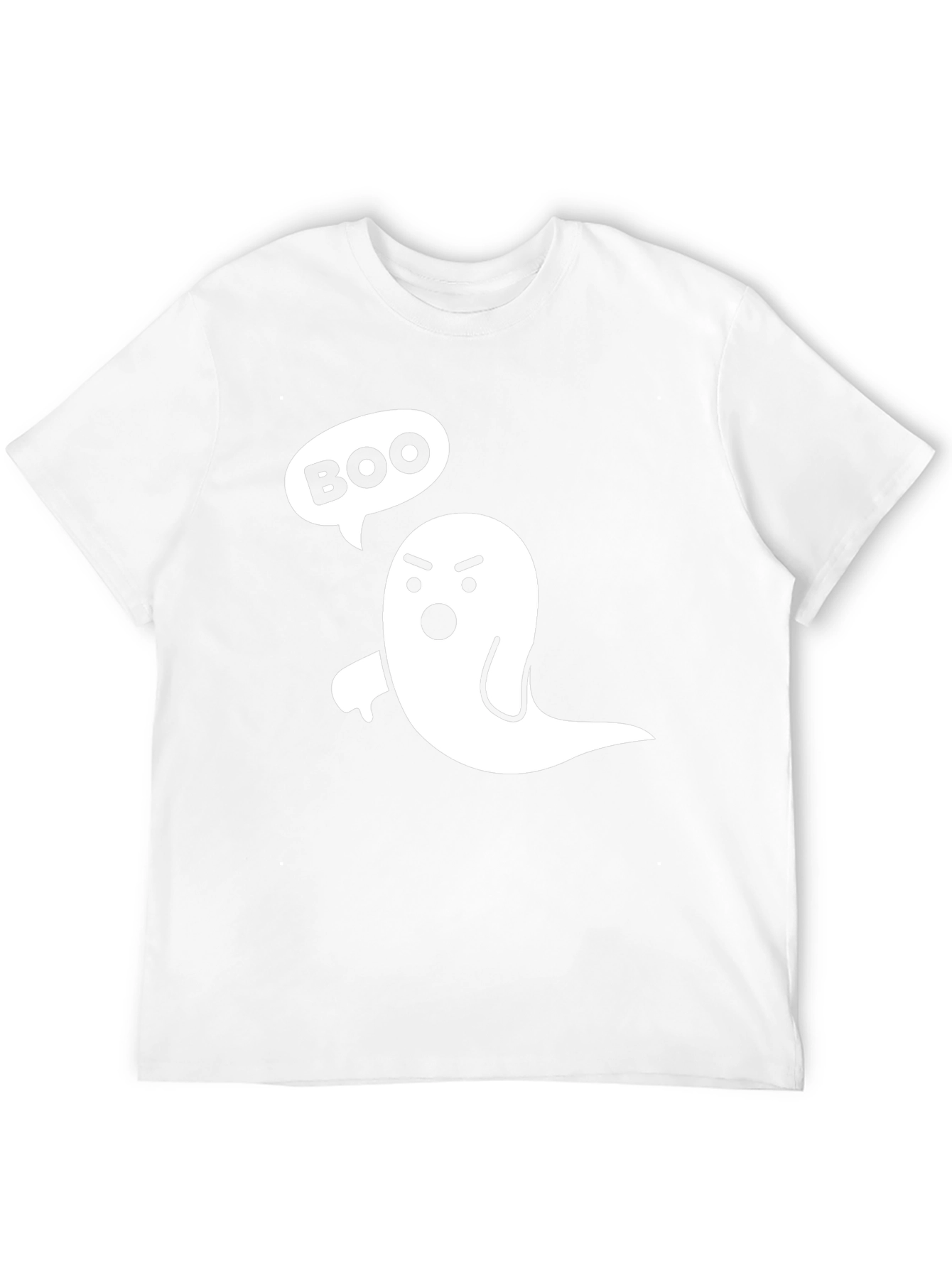 Black Boo Ghost T-Shirt - Spooky Season Tee view 12