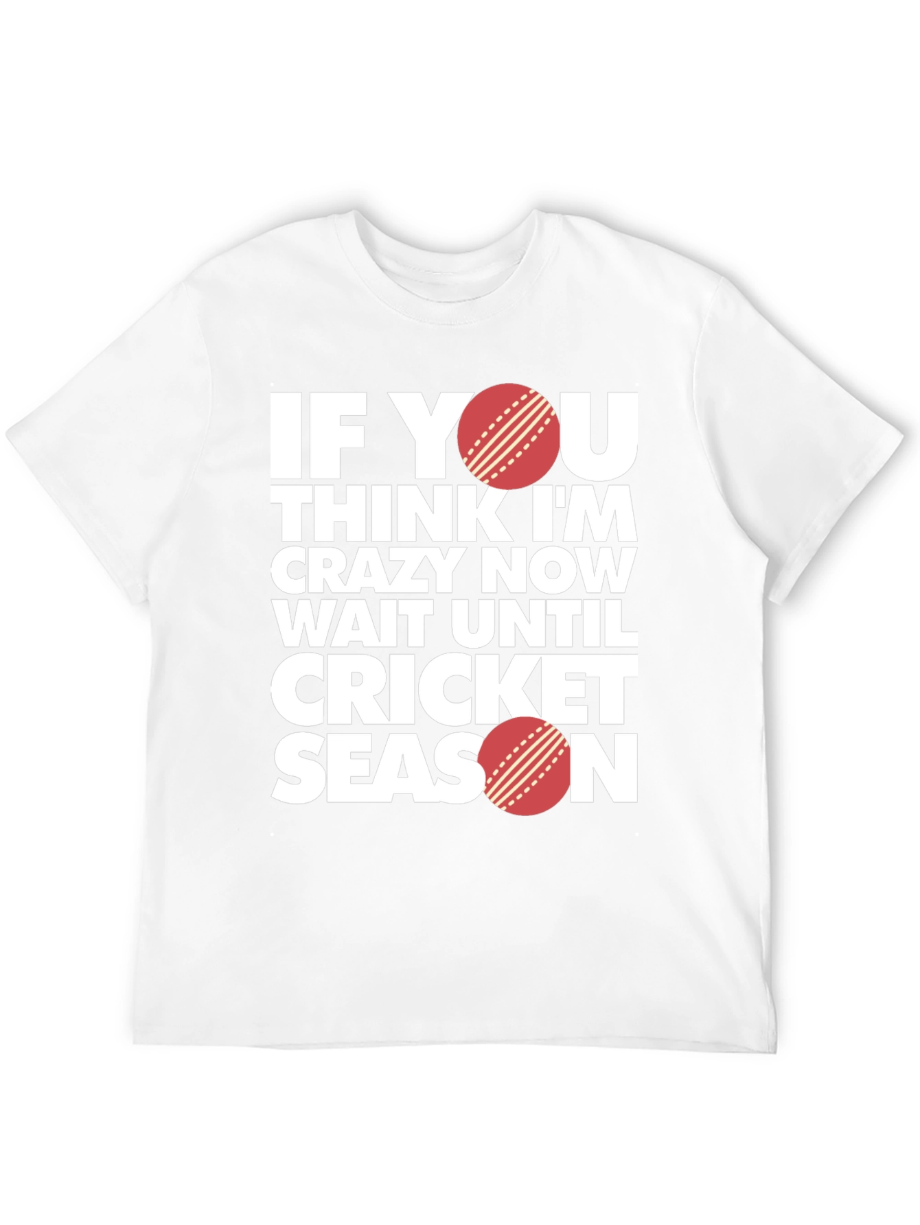 Black Cricket Season T-Shirt - Funny Sports Tee view 12