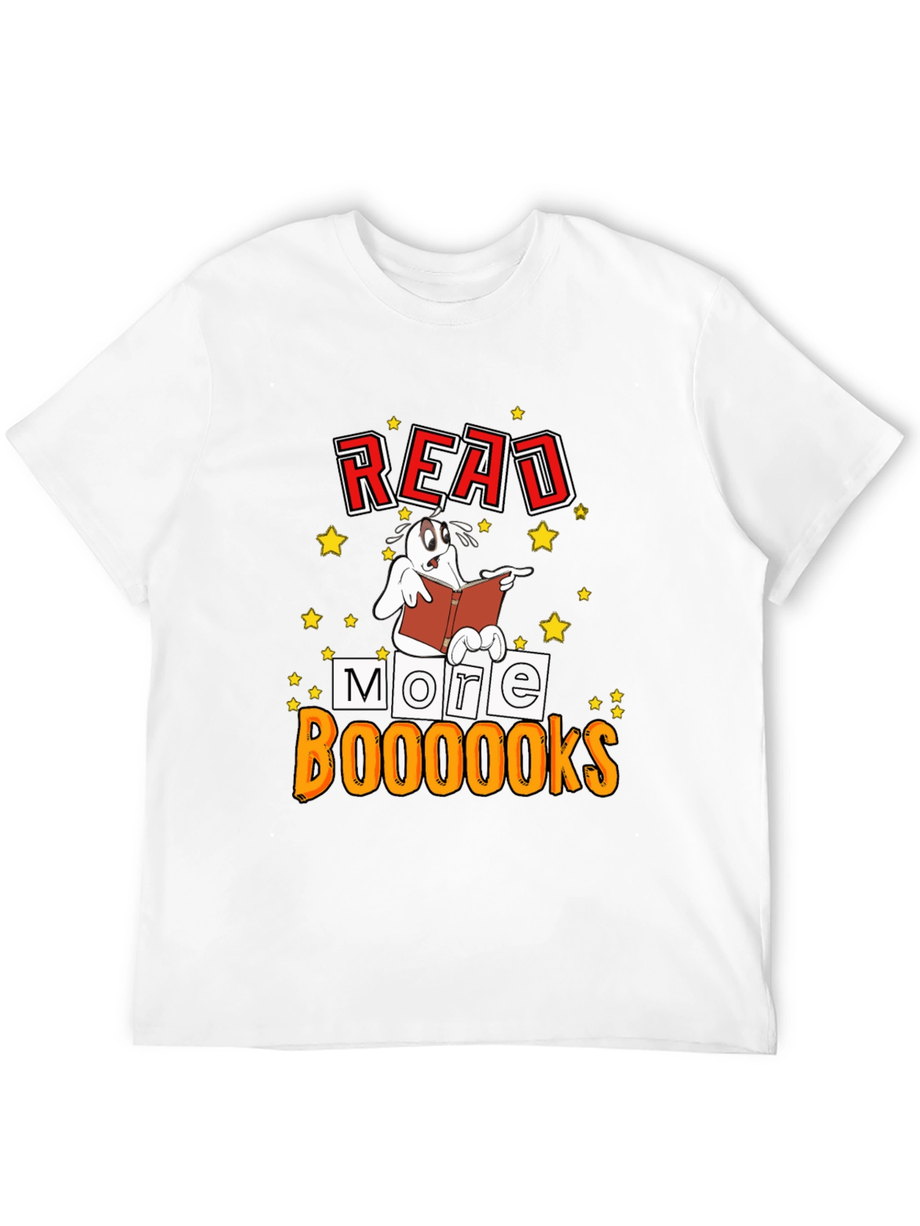 Black Read More Booooks T-Shirt - Novelty Dog Design view 12